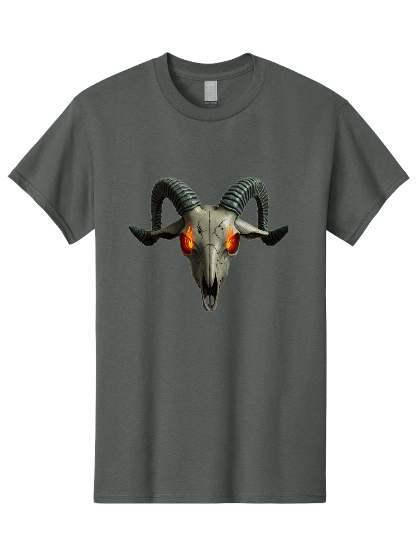 Ram-Skull-12 Men'S Graphic Tee, 100% Cotton, Comfortable Casual Summer Wear, Machine Washable, Vintage Camera, Old Camera, Antique Camera, Black Camera, Classic Photography, Photography Equipment, Nostalgic Device, Film Camera, Camera Art Bap913
