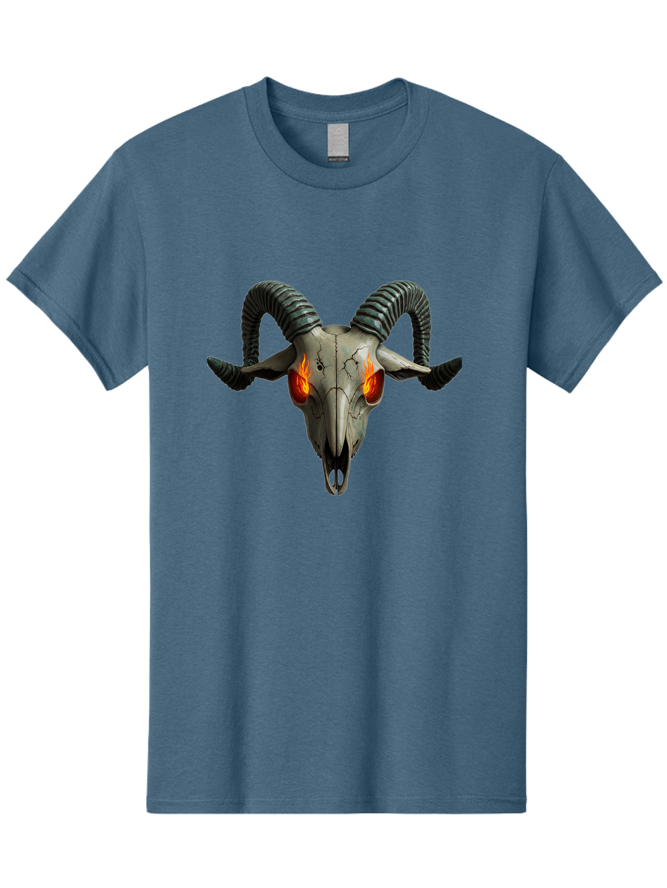Ram-Skull-12 Men'S Graphic Tee, 100% Cotton, Comfortable Casual Summer Wear, Machine Washable, Vintage Camera, Old Camera, Antique Camera, Black Camera, Classic Photography, Photography Equipment, Nostalgic Device, Film Camera, Camera Art Bap913 3
