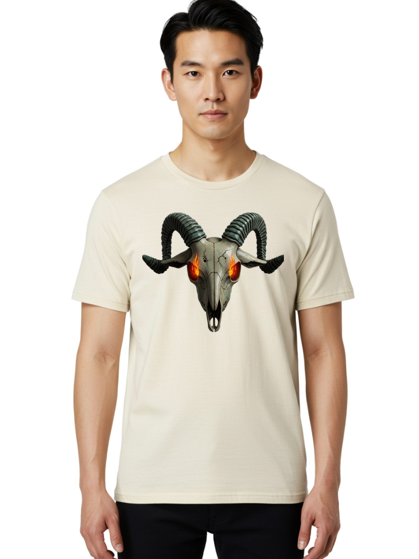 Ram-Skull-12 Men'S Graphic Tee, 100% Cotton, Comfortable Casual Summer Wear, Machine Washable, Vintage Camera, Old Camera, Antique Camera, Black Camera, Classic Photography, Photography Equipment, Nostalgic Device, Film Camera, Camera Art Bap913 23