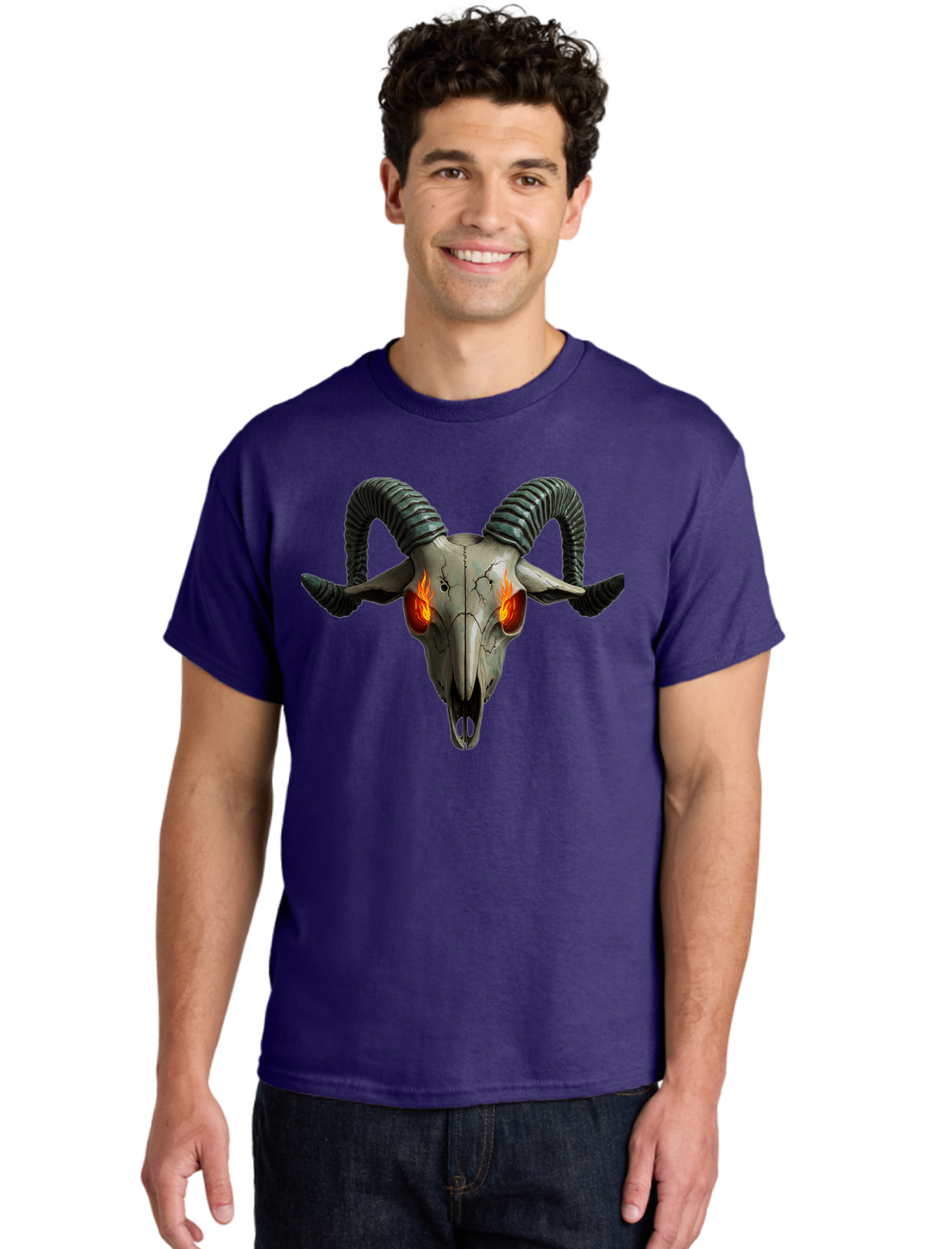 Ram-Skull-12 Men'S Graphic Tee, 100% Cotton, Comfortable Casual Summer Wear, Machine Washable, Vintage Camera, Old Camera, Antique Camera, Black Camera, Classic Photography, Photography Equipment, Nostalgic Device, Film Camera, Camera Art Bap913 16