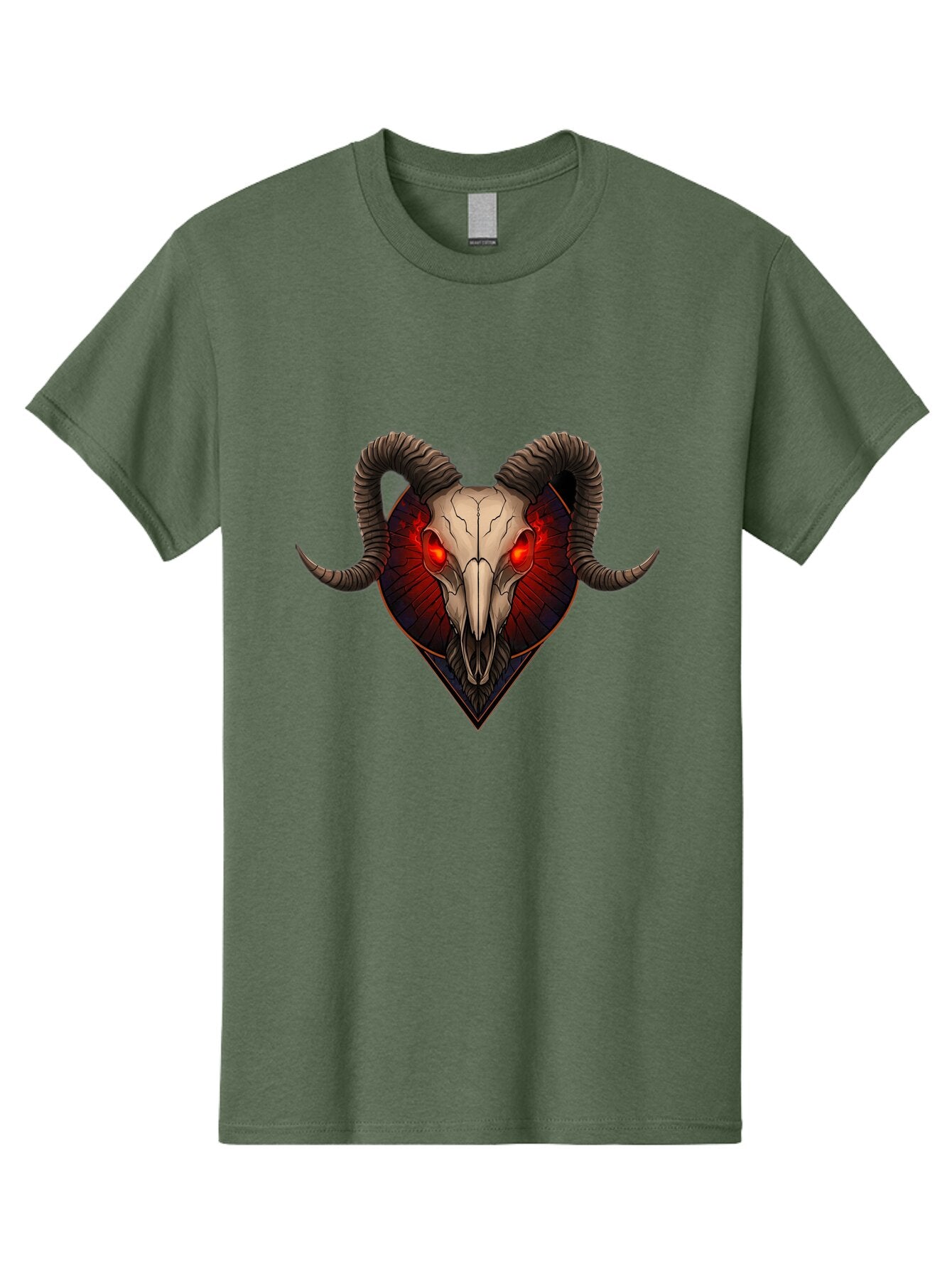 Ram-Skull-2 Men'S Graphic Tee, 100% Cotton, Comfortable Casual Summer Wear, Machine Washable, Vintage Camera, Old Camera, Antique Camera, Black Camera, Classic Photography, Photography Equipment, Nostalgic Device, Film Camera, Camera Art Bap914