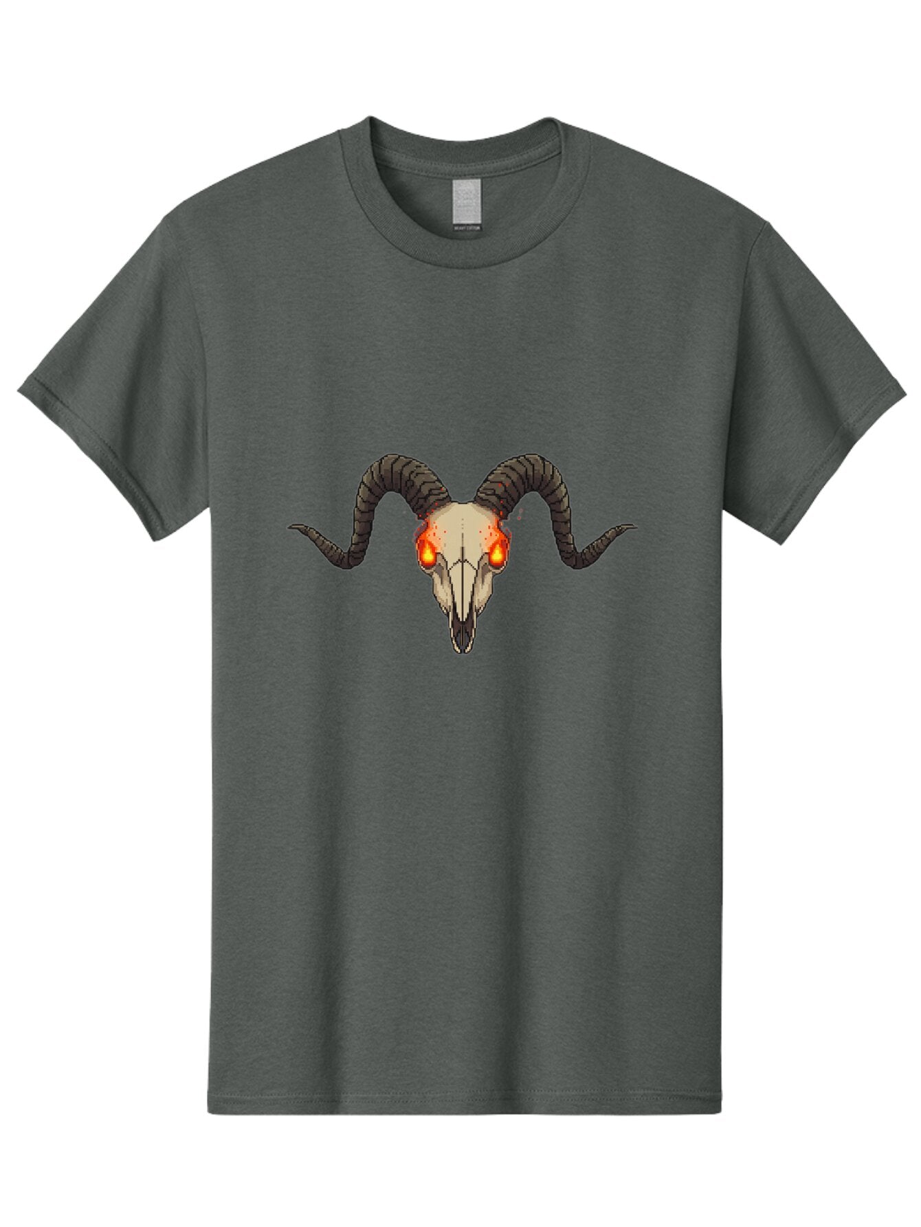 Ram-Skull-3 Men'S Graphic Tee, 100% Cotton, Comfortable Casual Summer Wear, Machine Washable, Vintage Camera, Old Camera, Antique Camera, Black Camera, Classic Photography, Photography Equipment, Nostalgic Device, Film Camera, Camera Art Bap915 4