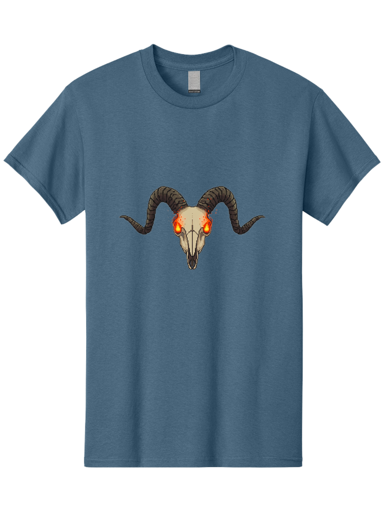 Ram-Skull-3 Men'S Graphic Tee, 100% Cotton, Comfortable Casual Summer Wear, Machine Washable, Vintage Camera, Old Camera, Antique Camera, Black Camera, Classic Photography, Photography Equipment, Nostalgic Device, Film Camera, Camera Art Bap915 15