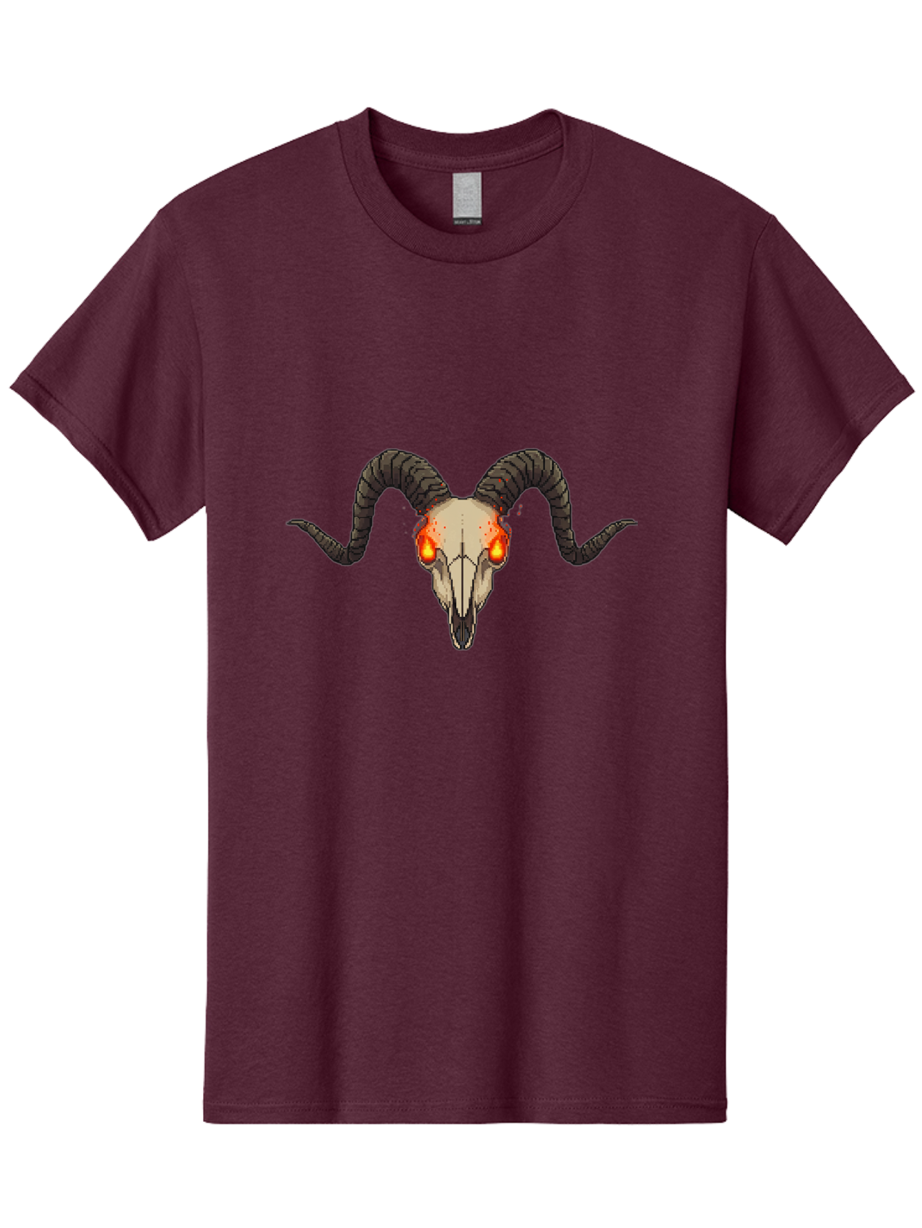 Ram-Skull-3 Men'S Graphic Tee, 100% Cotton, Comfortable Casual Summer Wear, Machine Washable, Vintage Camera, Old Camera, Antique Camera, Black Camera, Classic Photography, Photography Equipment, Nostalgic Device, Film Camera, Camera Art Bap915