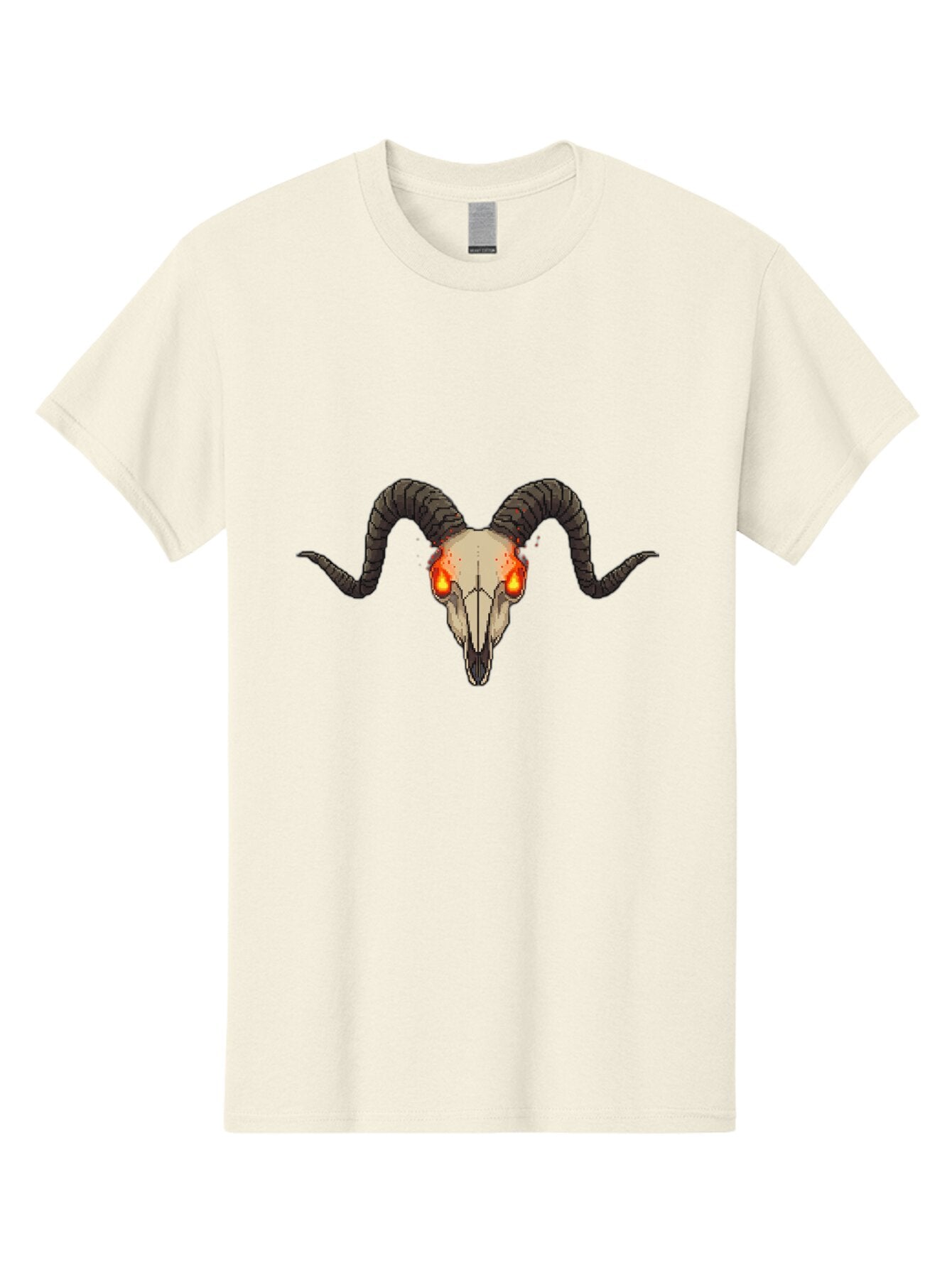 Ram-Skull-3 Men'S Graphic Tee, 100% Cotton, Comfortable Casual Summer Wear, Machine Washable, Vintage Camera, Old Camera, Antique Camera, Black Camera, Classic Photography, Photography Equipment, Nostalgic Device, Film Camera, Camera Art Bap915 3