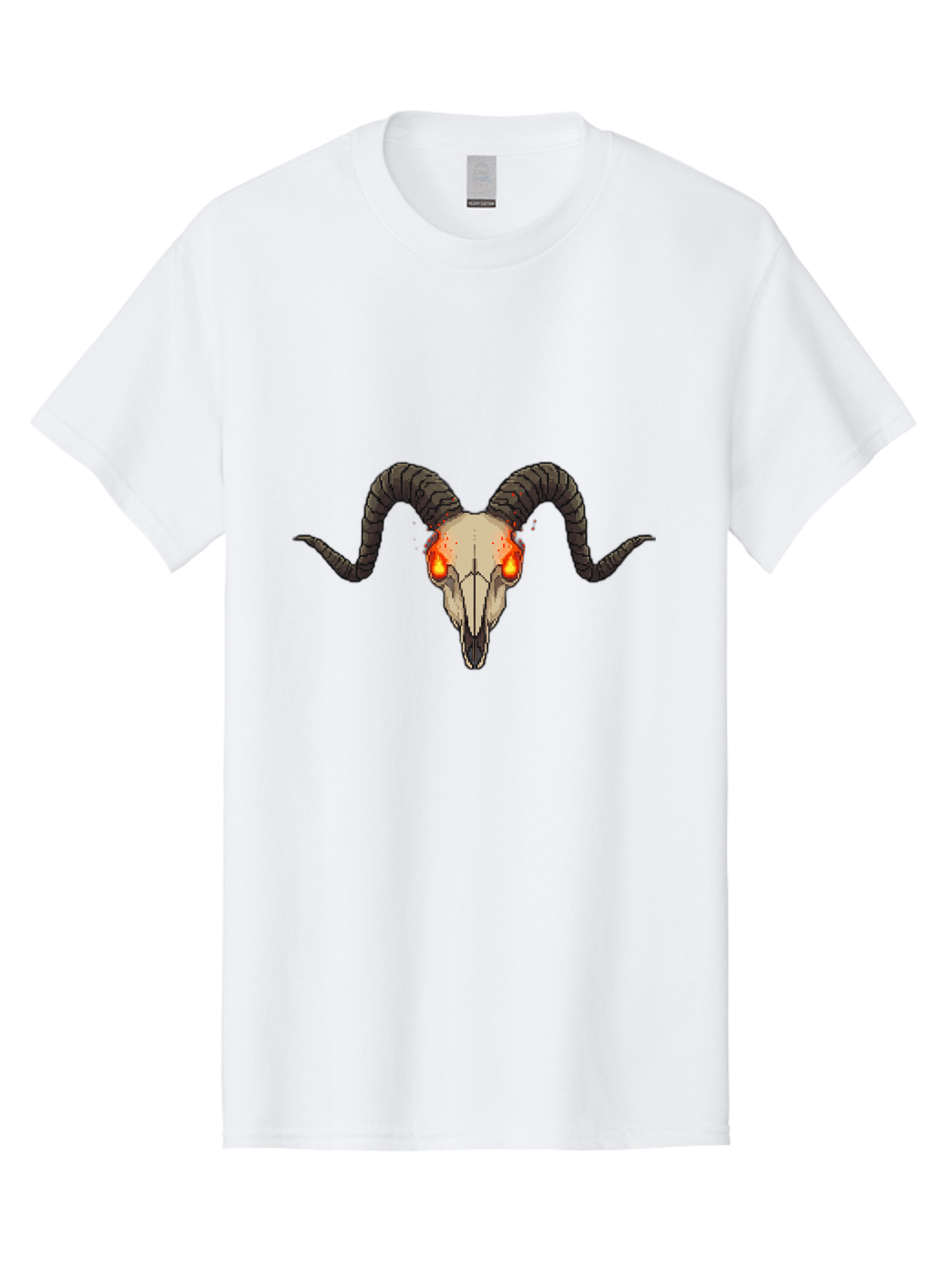 Ram-Skull-3 Men'S Graphic Tee, 100% Cotton, Comfortable Casual Summer Wear, Machine Washable, Vintage Camera, Old Camera, Antique Camera, Black Camera, Classic Photography, Photography Equipment, Nostalgic Device, Film Camera, Camera Art Bap915 4