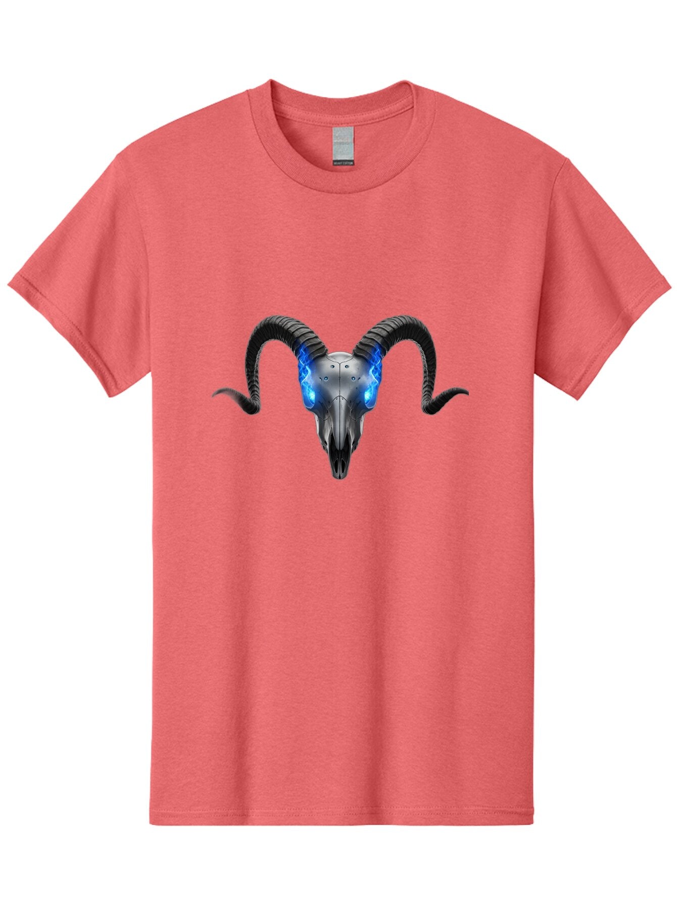 Ram-Skull-5 Men'S Graphic Tee, 100% Cotton, Comfortable Casual Summer Wear, Machine Washable, Vintage Camera, Old Camera, Antique Camera, Black Camera, Classic Photography, Photography Equipment, Nostalgic Device, Film Camera, Camera Art Bap917