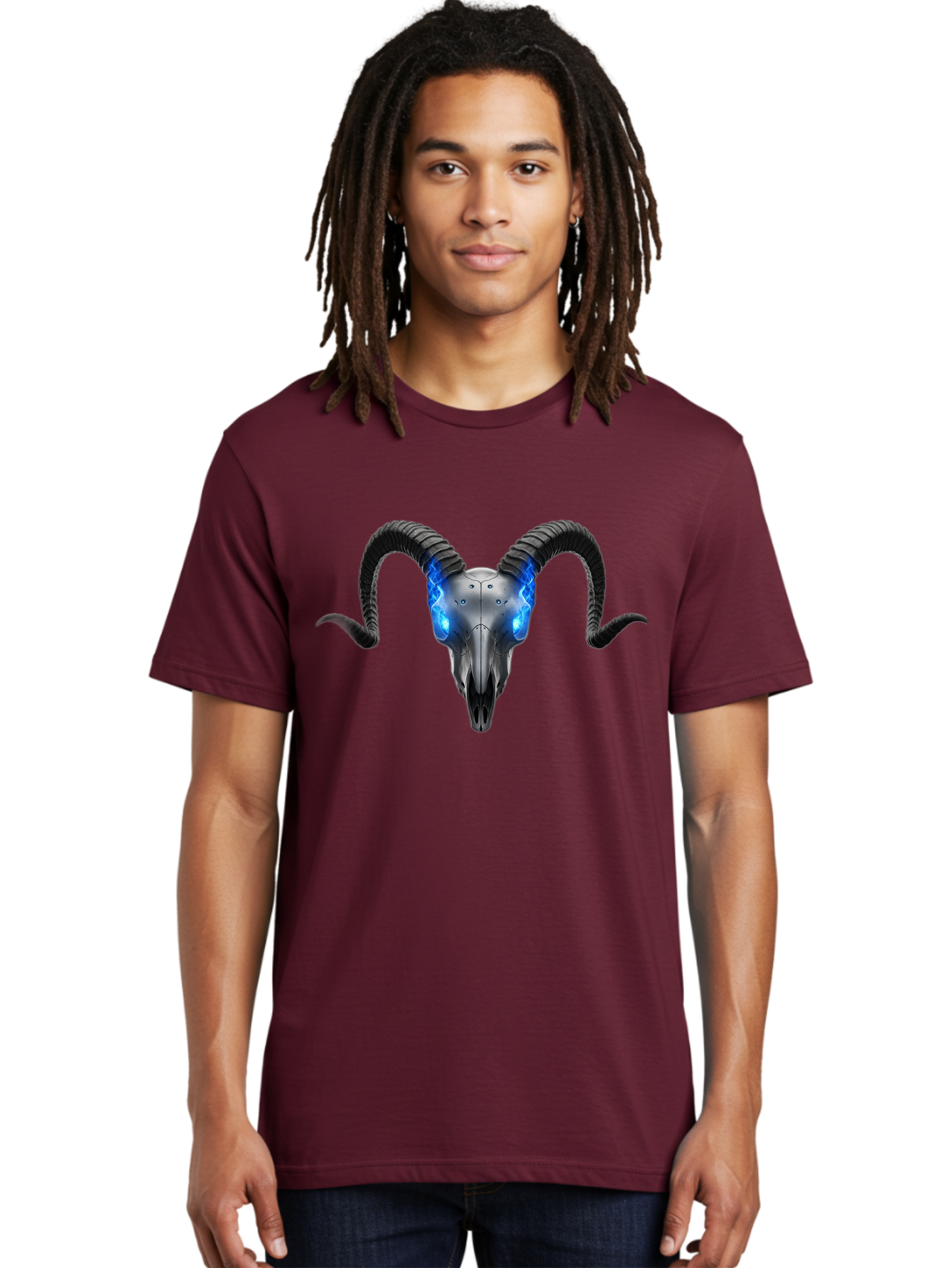 Ram-Skull-5 Men'S Graphic Tee, 100% Cotton, Comfortable Casual Summer Wear, Machine Washable, Vintage Camera, Old Camera, Antique Camera, Black Camera, Classic Photography, Photography Equipment, Nostalgic Device, Film Camera, Camera Art Bap917 23