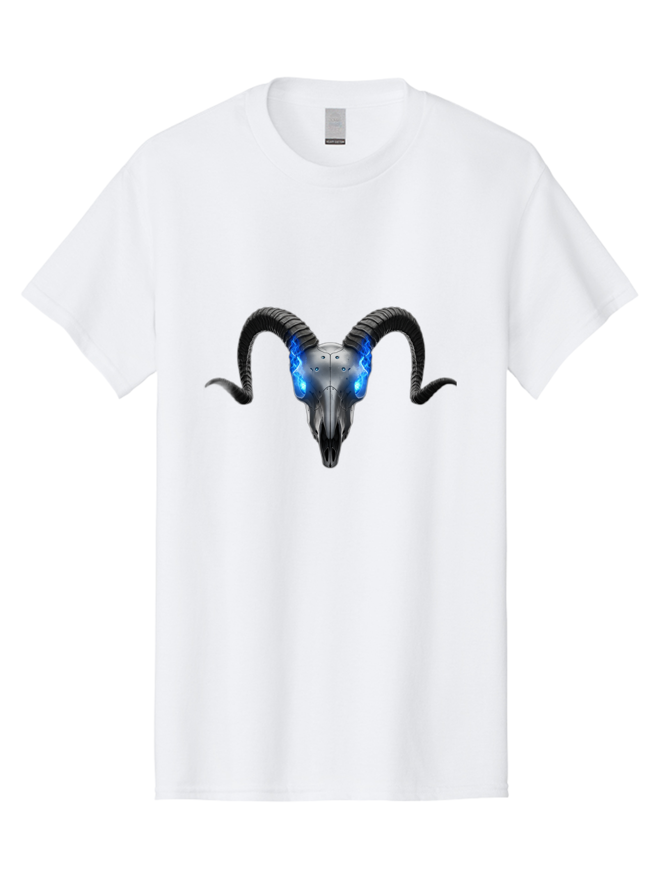 Ram-Skull-5 Men'S Graphic Tee, 100% Cotton, Comfortable Casual Summer Wear, Machine Washable, Vintage Camera, Old Camera, Antique Camera, Black Camera, Classic Photography, Photography Equipment, Nostalgic Device, Film Camera, Camera Art Bap917