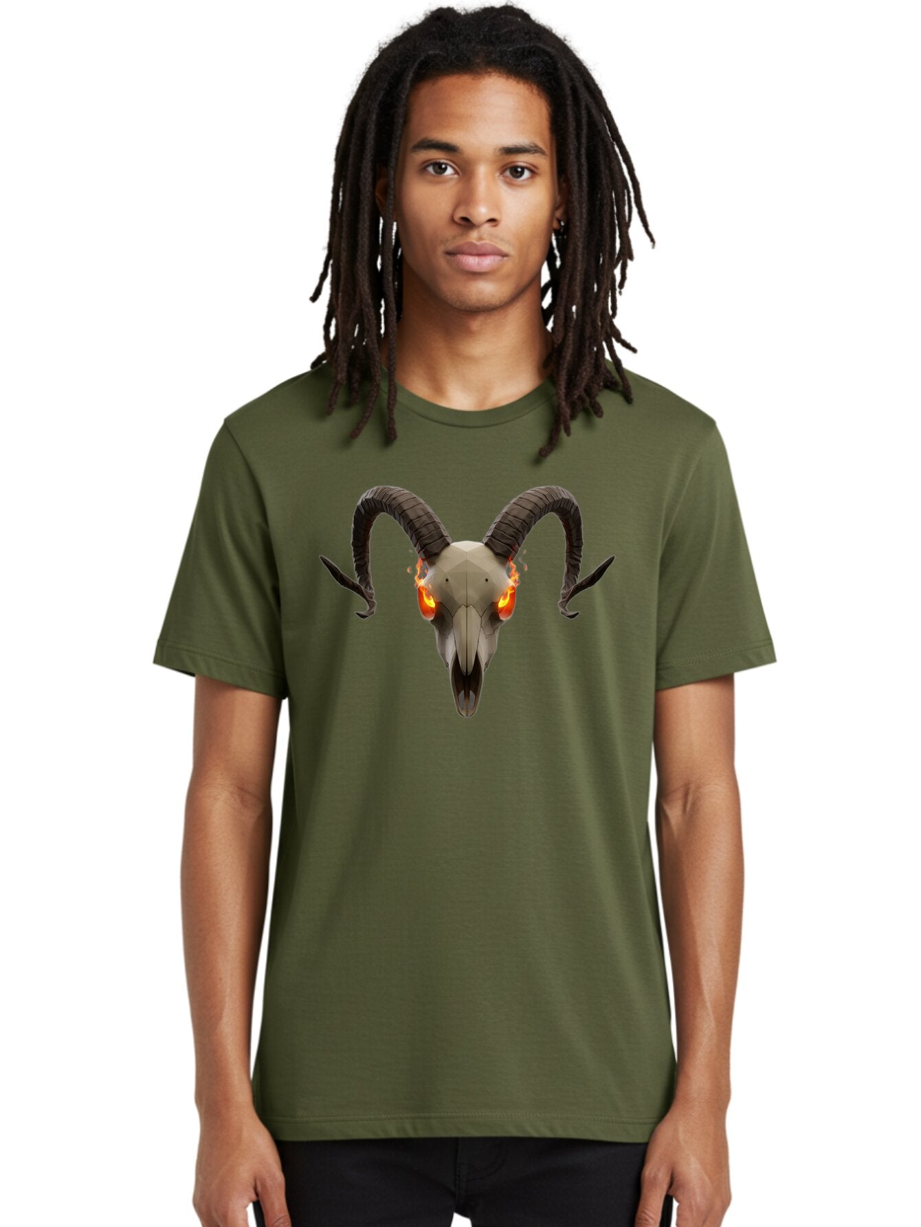 Ram-Skull-6 Men'S Graphic Tee, 100% Cotton, Comfortable Casual Summer Wear, Machine Washable, Vintage Camera, Old Camera, Antique Camera, Black Camera, Classic Photography, Photography Equipment, Nostalgic Device, Film Camera, Camera Art Bap918 18