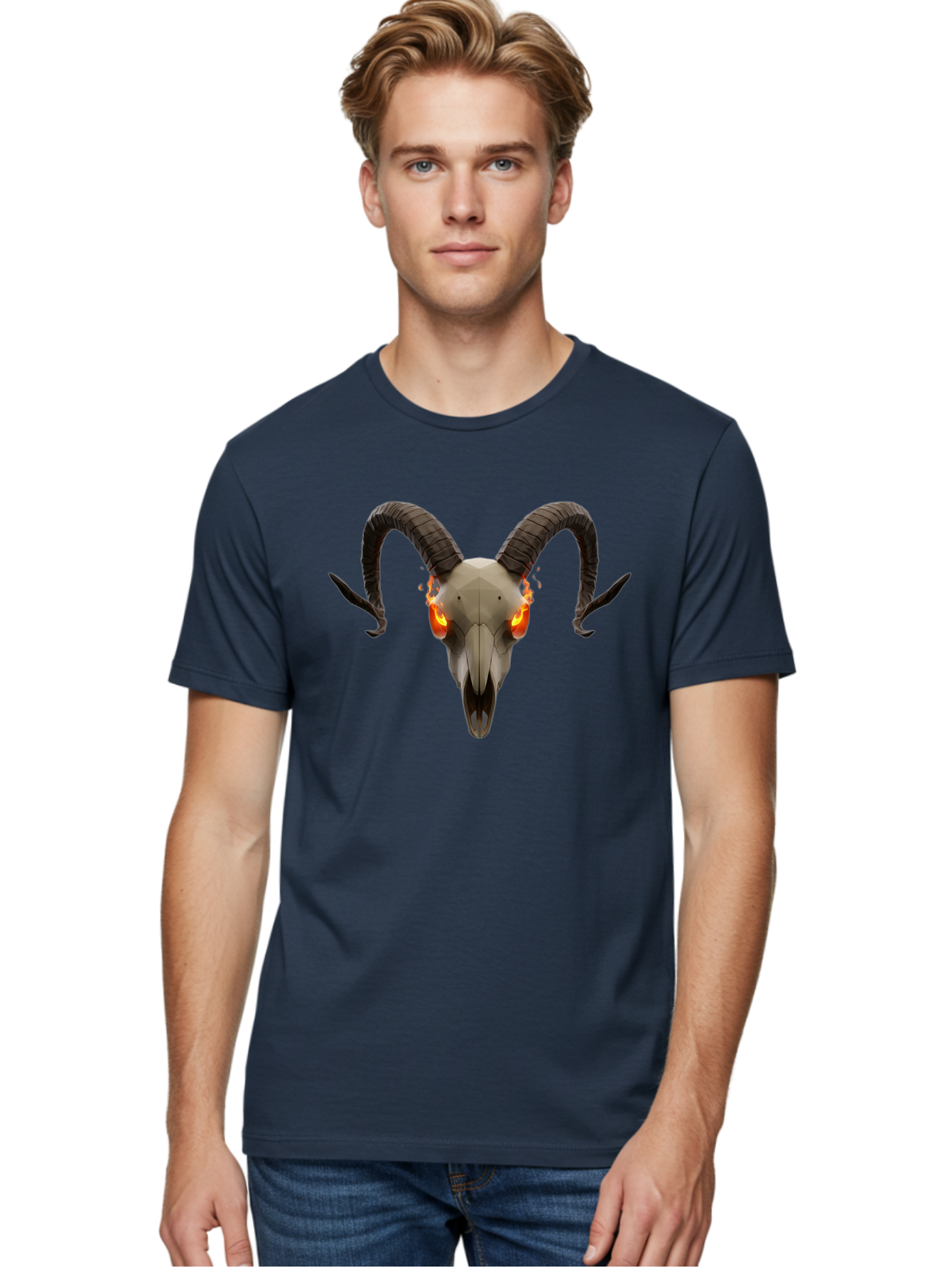 Ram-Skull-6 Men'S Graphic Tee, 100% Cotton, Comfortable Casual Summer Wear, Machine Washable, Vintage Camera, Old Camera, Antique Camera, Black Camera, Classic Photography, Photography Equipment, Nostalgic Device, Film Camera, Camera Art Bap918 16