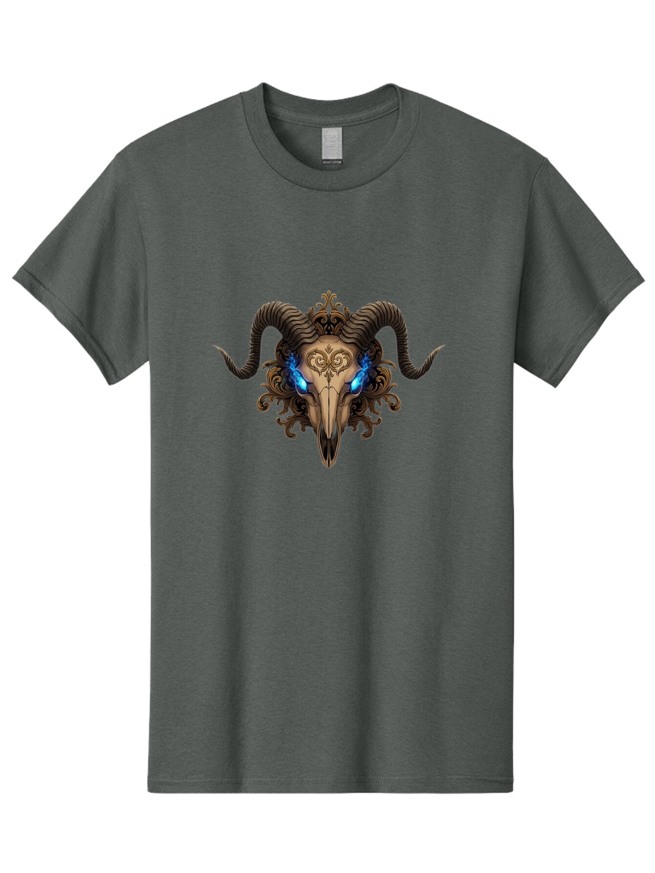 Ram-Skull-7 Men'S Graphic Tee, 100% Cotton, Comfortable Casual Summer Wear, Machine Washable, Vintage Camera, Old Camera, Antique Camera, Black Camera, Classic Photography, Photography Equipment, Nostalgic Device, Film Camera, Camera Art Bap919 10