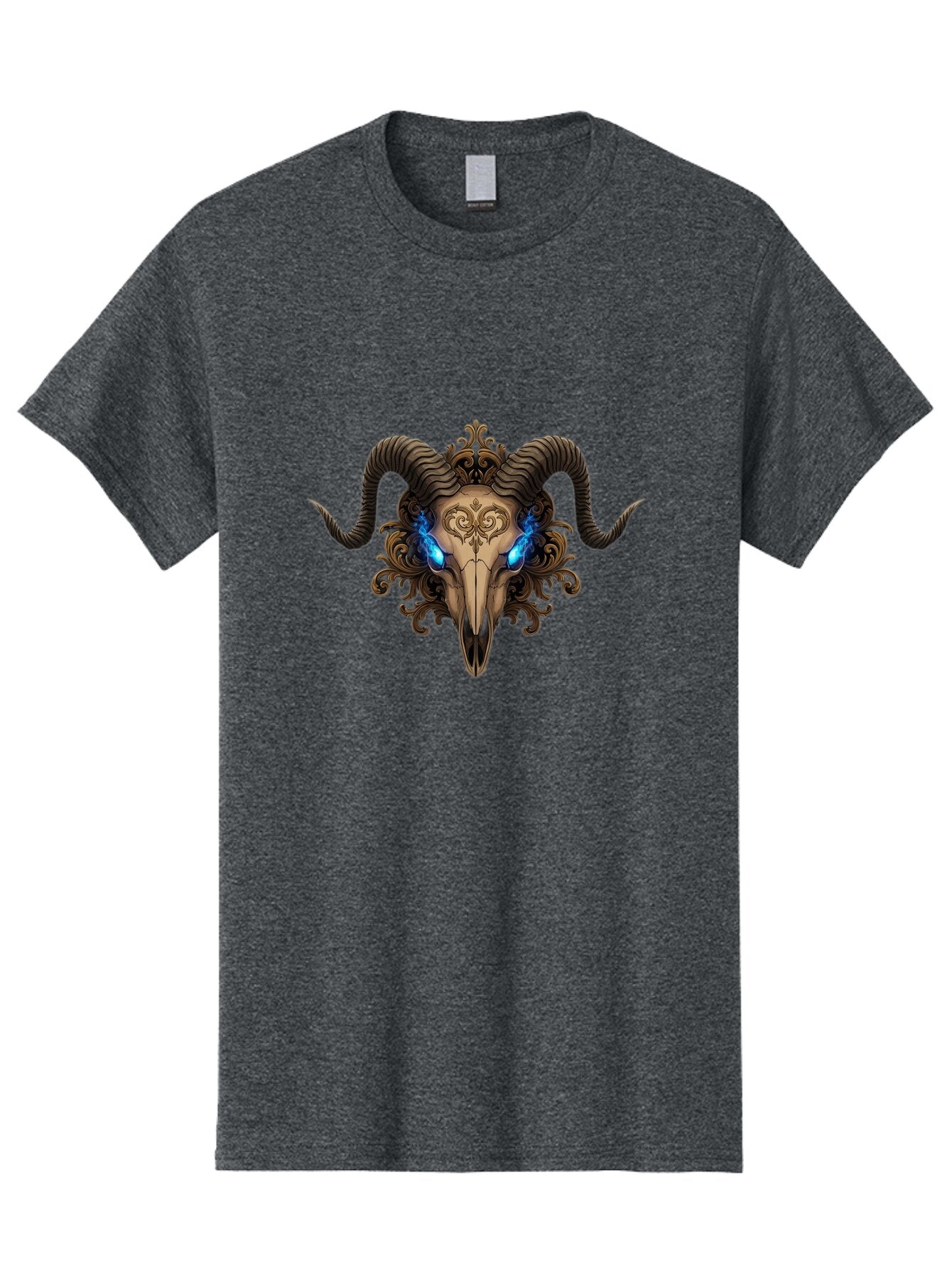 Ram-Skull-7 Men'S Graphic Tee, 100% Cotton, Comfortable Casual Summer Wear, Machine Washable, Vintage Camera, Old Camera, Antique Camera, Black Camera, Classic Photography, Photography Equipment, Nostalgic Device, Film Camera, Camera Art Bap919 15
