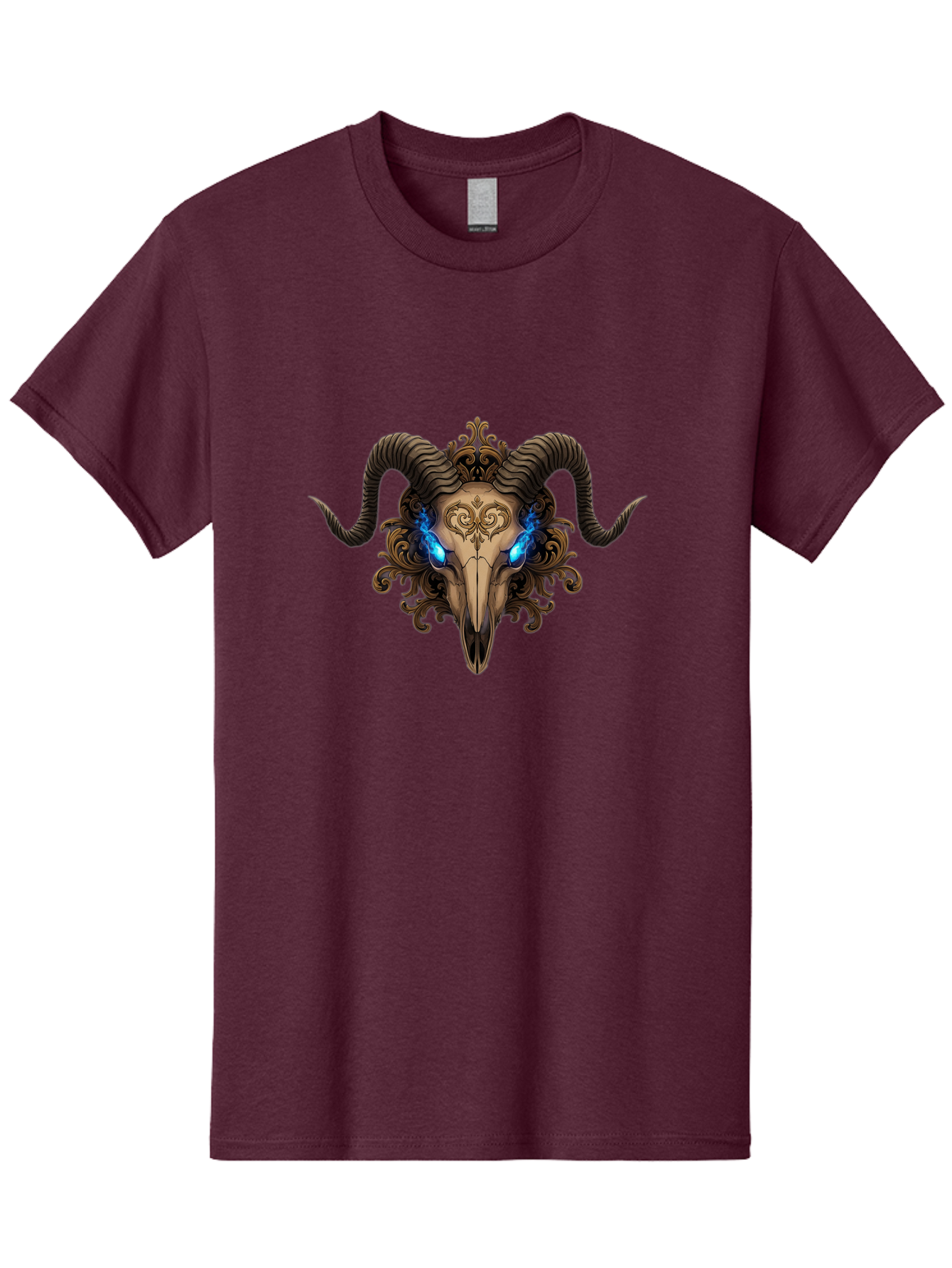 Ram-Skull-7 Men'S Graphic Tee, 100% Cotton, Comfortable Casual Summer Wear, Machine Washable, Vintage Camera, Old Camera, Antique Camera, Black Camera, Classic Photography, Photography Equipment, Nostalgic Device, Film Camera, Camera Art Bap919 5