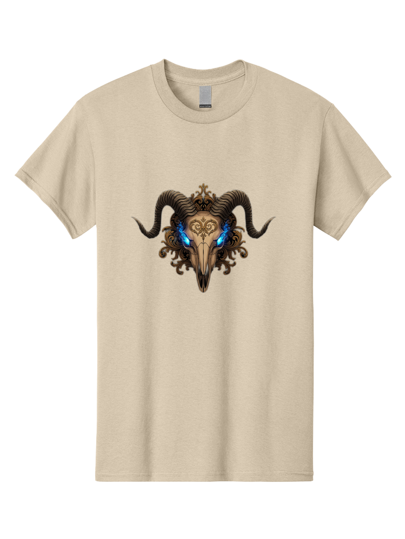 Ram-Skull-7 Men'S Graphic Tee, 100% Cotton, Comfortable Casual Summer Wear, Machine Washable, Vintage Camera, Old Camera, Antique Camera, Black Camera, Classic Photography, Photography Equipment, Nostalgic Device, Film Camera, Camera Art Bap919