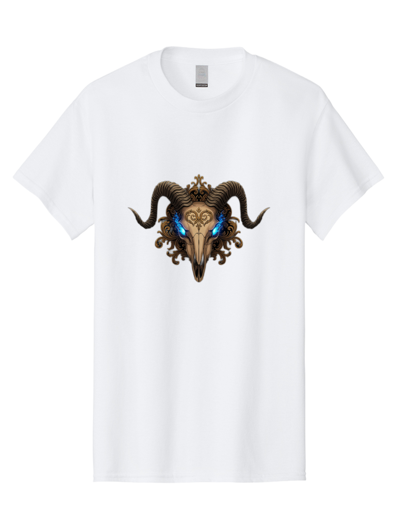 Ram-Skull-7 Men'S Graphic Tee, 100% Cotton, Comfortable Casual Summer Wear, Machine Washable, Vintage Camera, Old Camera, Antique Camera, Black Camera, Classic Photography, Photography Equipment, Nostalgic Device, Film Camera, Camera Art Bap919 14