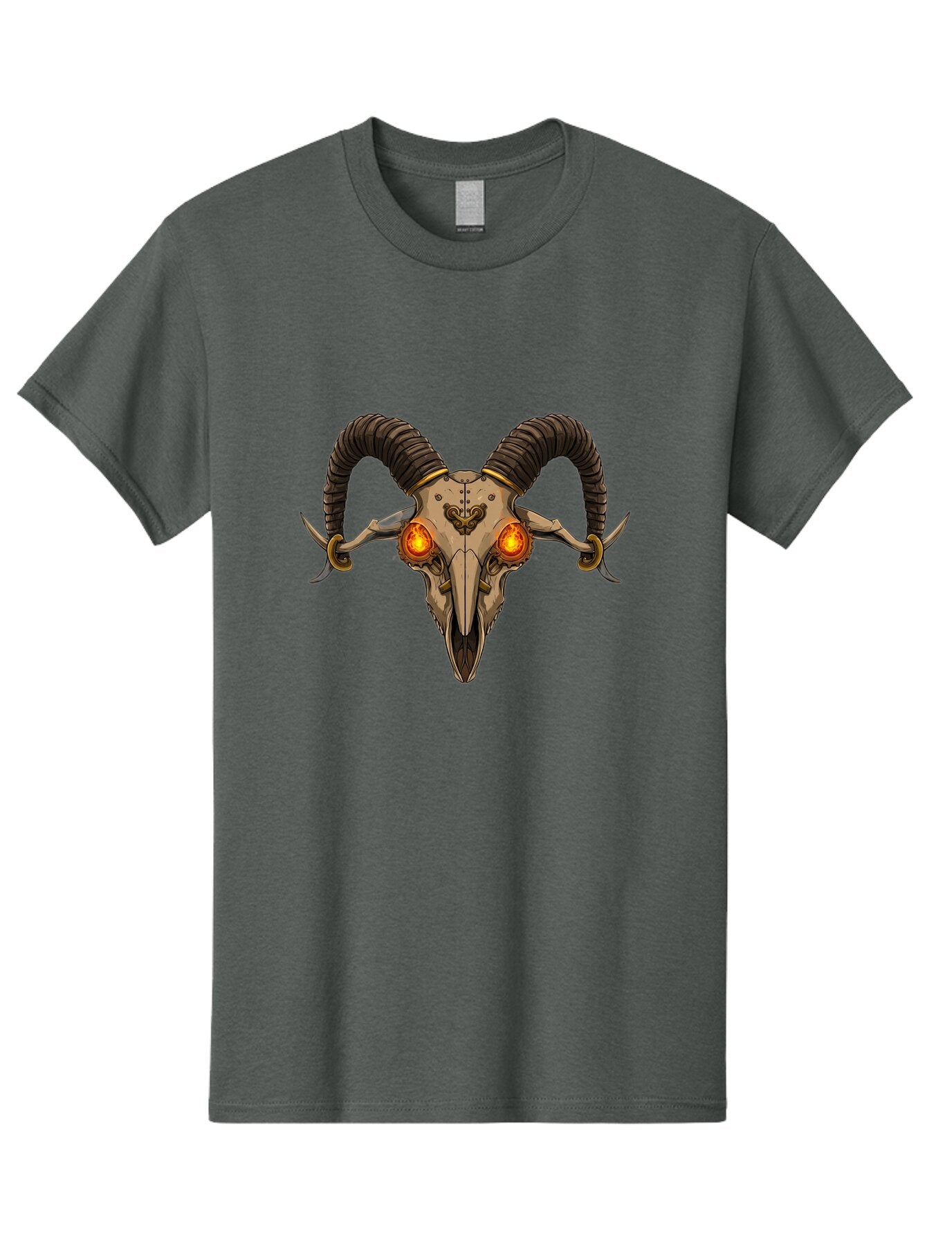 Ram-Skull-9 Men'S Graphic Tee, 100% Cotton, Comfortable Casual Summer Wear, Machine Washable, Vintage Camera, Old Camera, Antique Camera, Black Camera, Classic Photography, Photography Equipment, Nostalgic Device, Film Camera, Camera Art Bap921 8