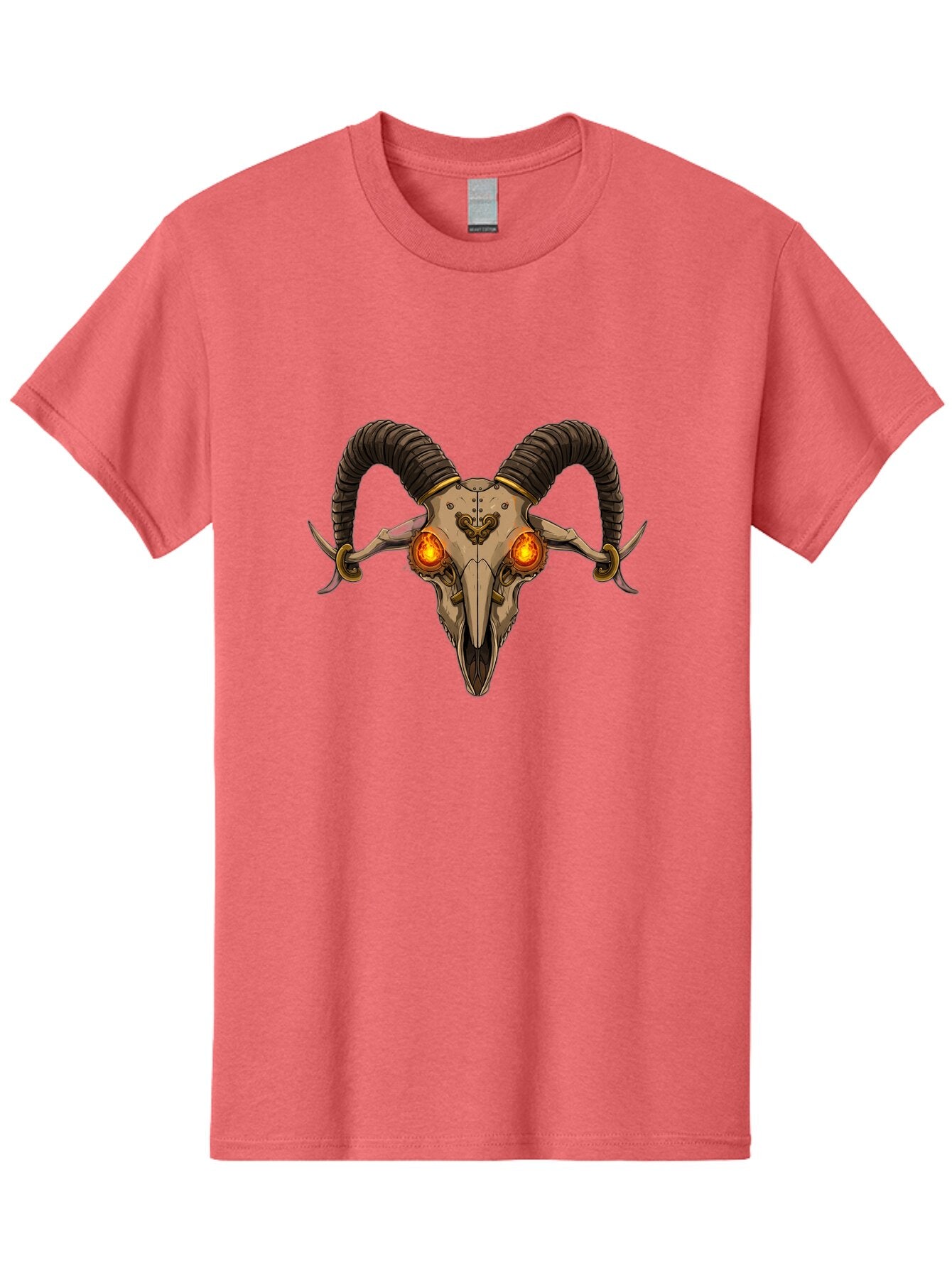 Ram-Skull-9 Men'S Graphic Tee, 100% Cotton, Comfortable Casual Summer Wear, Machine Washable, Vintage Camera, Old Camera, Antique Camera, Black Camera, Classic Photography, Photography Equipment, Nostalgic Device, Film Camera, Camera Art Bap921 11