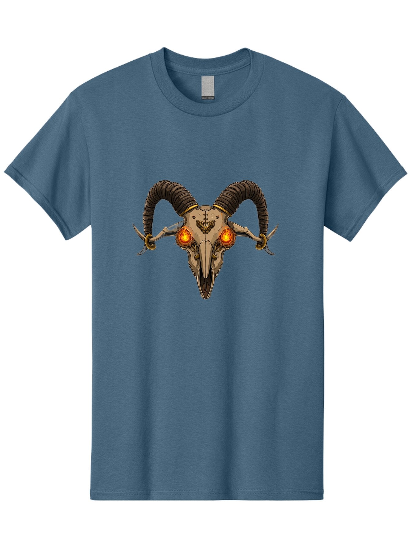 Ram-Skull-9 Men'S Graphic Tee, 100% Cotton, Comfortable Casual Summer Wear, Machine Washable, Vintage Camera, Old Camera, Antique Camera, Black Camera, Classic Photography, Photography Equipment, Nostalgic Device, Film Camera, Camera Art Bap921 6