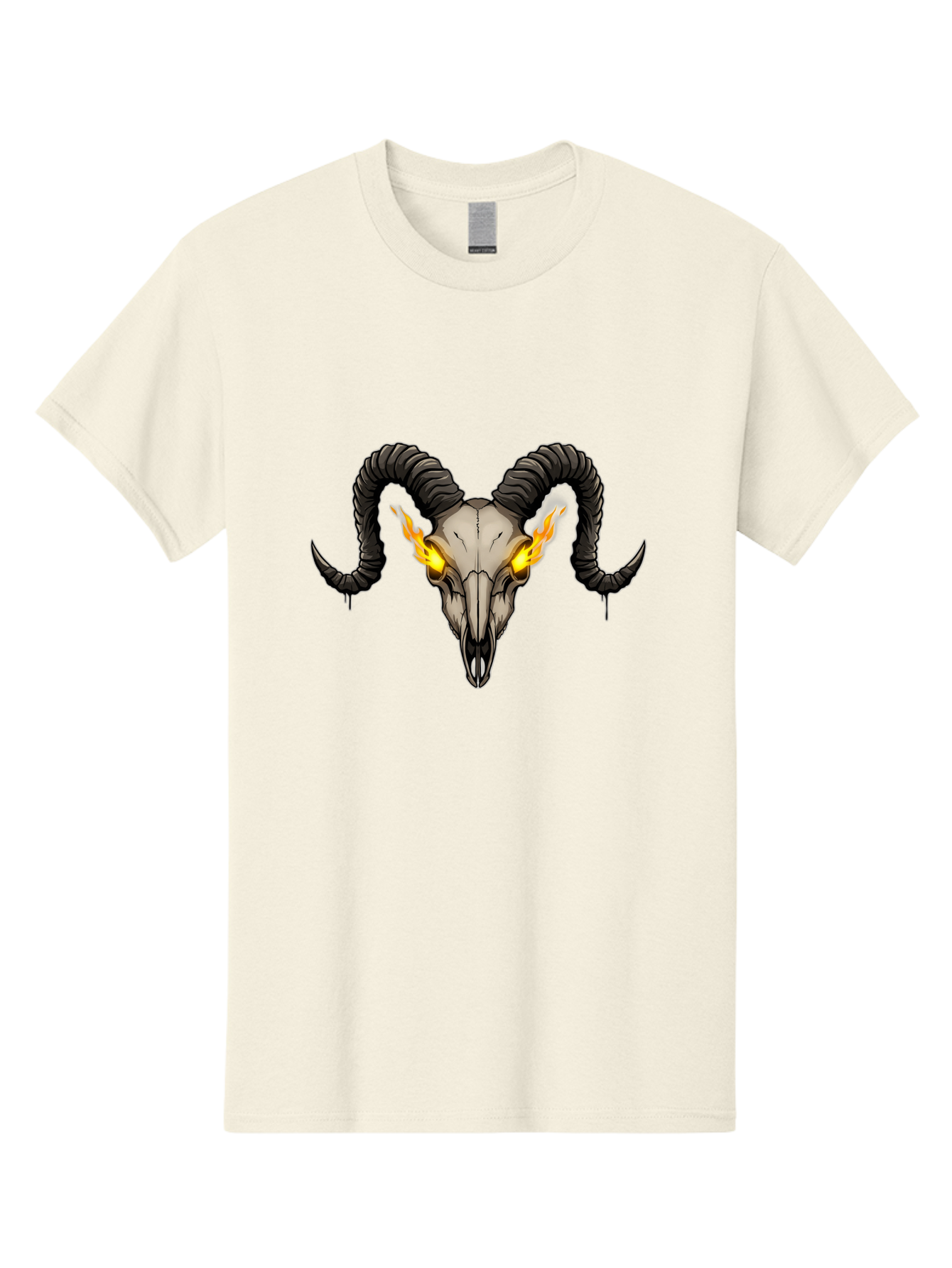 Ram-Skull-With-Flames Men'S Graphic Tee, 100% Cotton, Comfortable Casual Summer Wear, Machine Washable, Vintage Camera, Old Camera, Antique Camera, Black Camera, Classic Photography, Photography Equipment, Nostalgic Device, Film Camera, Bap922 10