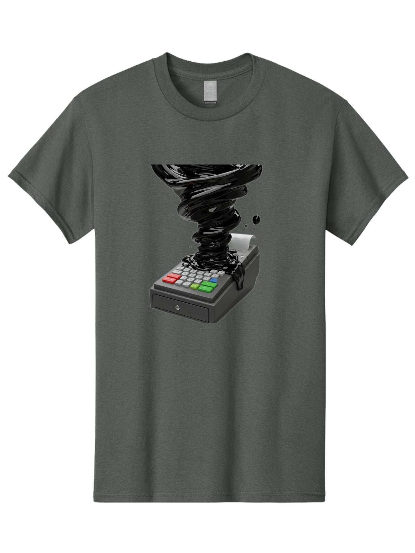 Receipt-Machine Men'S Graphic Tee, 100% Cotton, Comfortable Casual Summer Wear, Machine Washable, Vintage Camera, Old Camera, Antique Camera, Black Camera, Classic Photography, Photography Equipment, Nostalgic Device, Film Camera, Camera Art Bap925 1