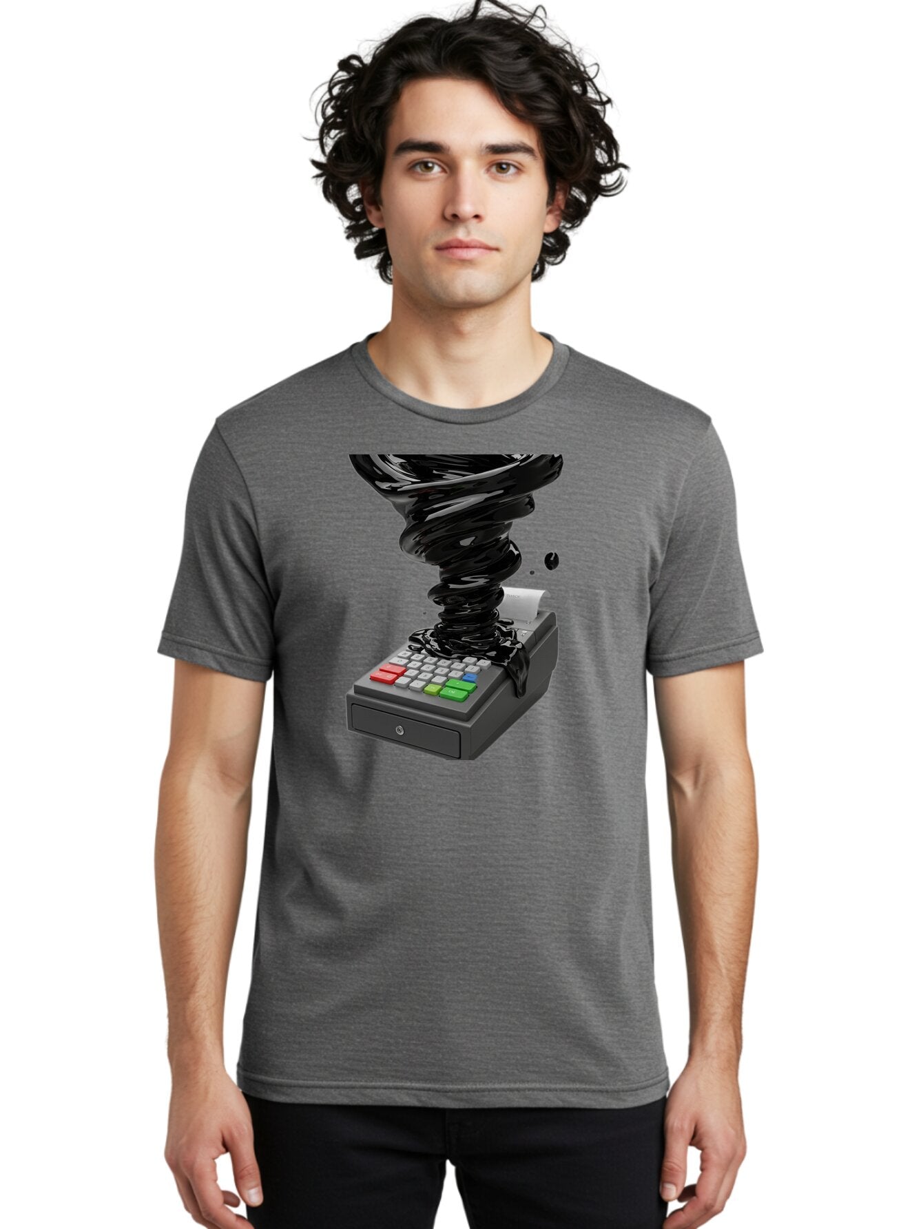 Receipt-Machine Men'S Graphic Tee, 100% Cotton, Comfortable Casual Summer Wear, Machine Washable, Vintage Camera, Old Camera, Antique Camera, Black Camera, Classic Photography, Photography Equipment, Nostalgic Device, Film Camera, Camera Art Bap925 16