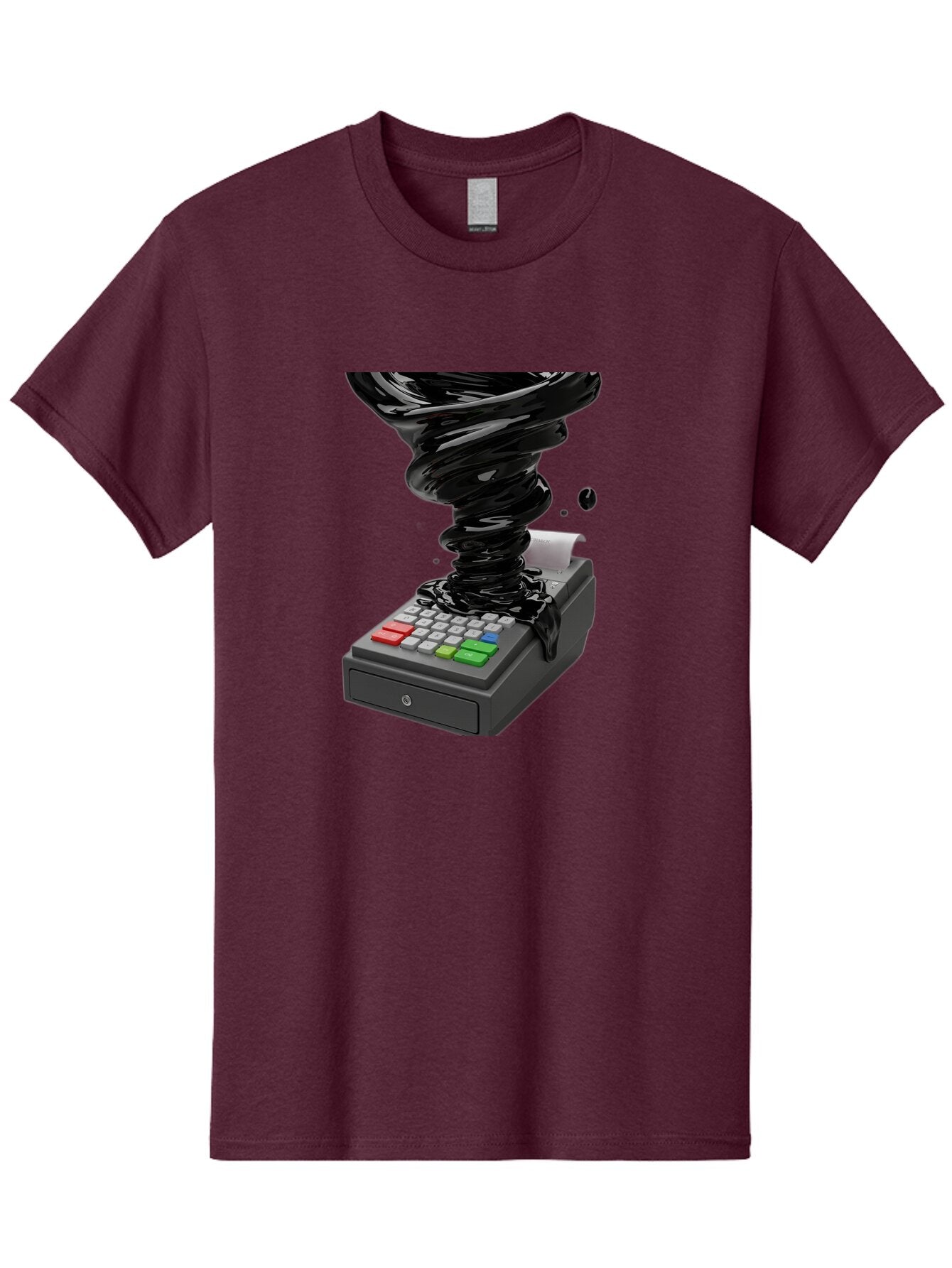 Receipt-Machine Men'S Graphic Tee, 100% Cotton, Comfortable Casual Summer Wear, Machine Washable, Vintage Camera, Old Camera, Antique Camera, Black Camera, Classic Photography, Photography Equipment, Nostalgic Device, Film Camera, Camera Art Bap925 4