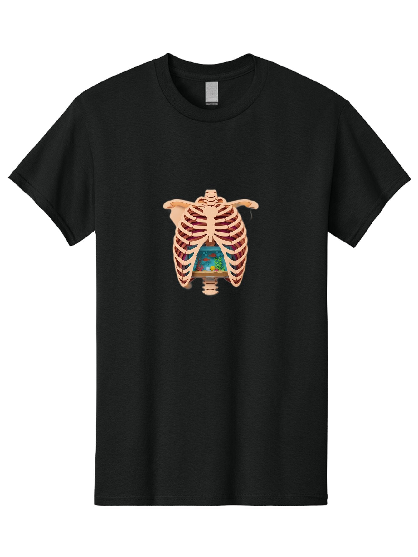 Rib-Cage-Aquarium Men'S Graphic Tee, 100% Cotton, Comfortable Casual Summer Wear, Machine Washable, Vintage Camera, Old Camera, Antique Camera, Black Camera, Classic Photography, Photography Equipment, Nostalgic Device, Film Camera, Camera Art Bap934 4