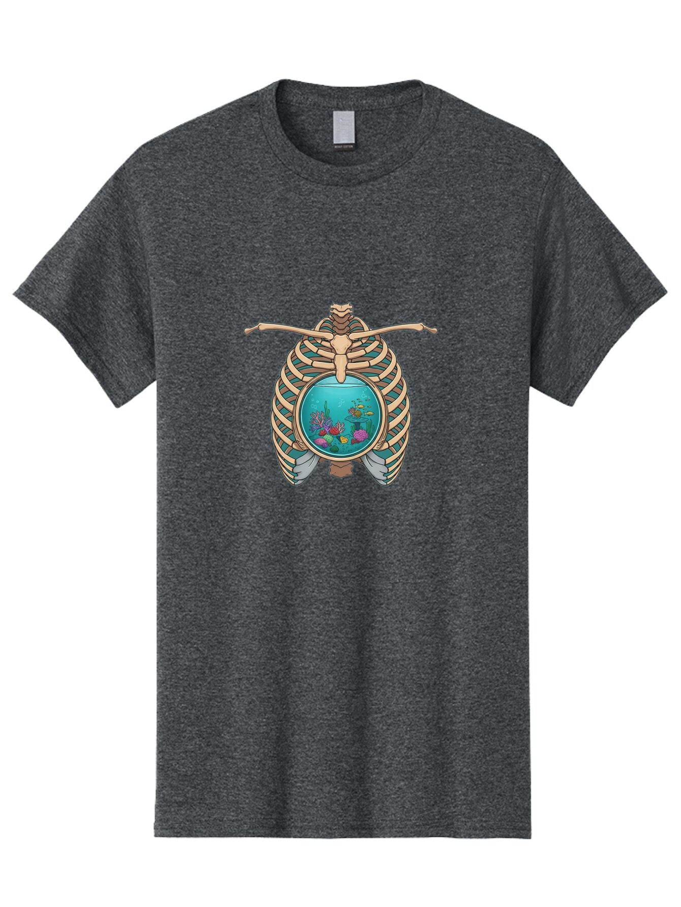 Ribcage-Aquarium Men'S Graphic Tee, 100% Cotton, Comfortable Casual Summer Wear, Machine Washable, Vintage Camera, Old Camera, Antique Camera, Black Camera, Classic Photography, Photography Equipment, Nostalgic Device, Film Camera, Camera Art Bap938 6