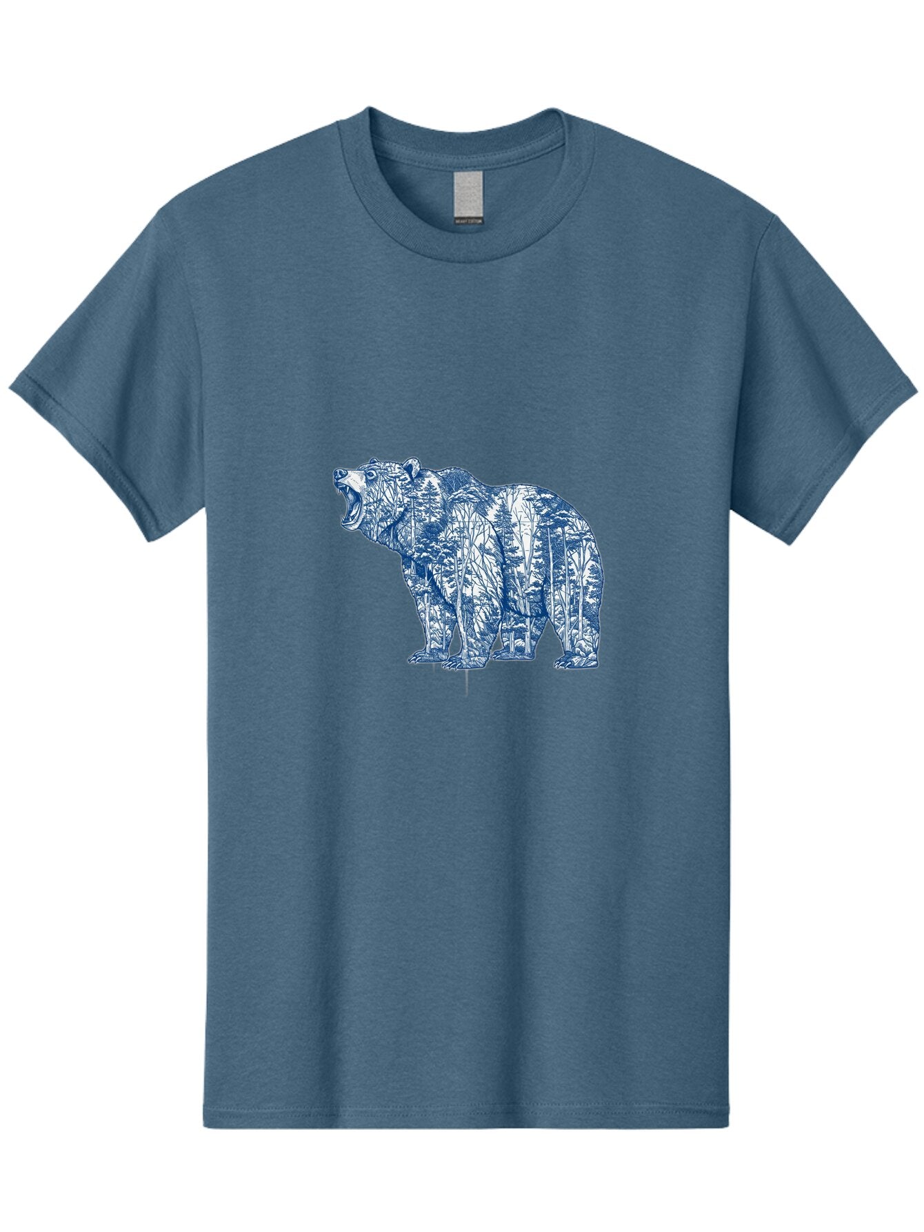 Roaring-Bear-1 Men'S Graphic Tee, 100% Cotton, Comfortable Casual Summer Wear, Machine Washable, Vintage Camera, Old Camera, Antique Camera, Black Camera, Classic Photography, Photography Equipment, Nostalgic Device, Film Camera, Camera Art Bap941 2