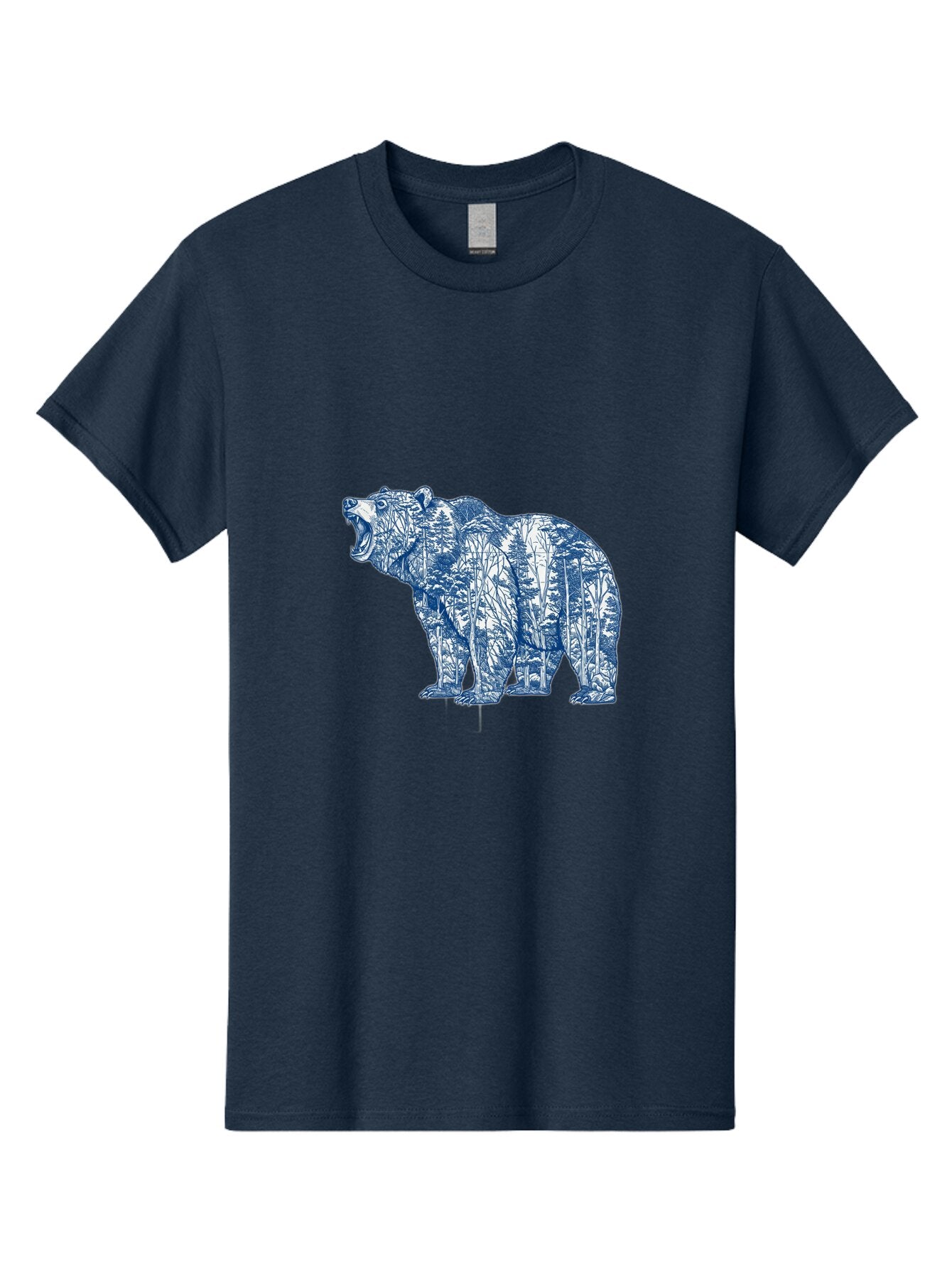 Roaring-Bear-1 Men'S Graphic Tee, 100% Cotton, Comfortable Casual Summer Wear, Machine Washable, Vintage Camera, Old Camera, Antique Camera, Black Camera, Classic Photography, Photography Equipment, Nostalgic Device, Film Camera, Camera Art Bap941 1