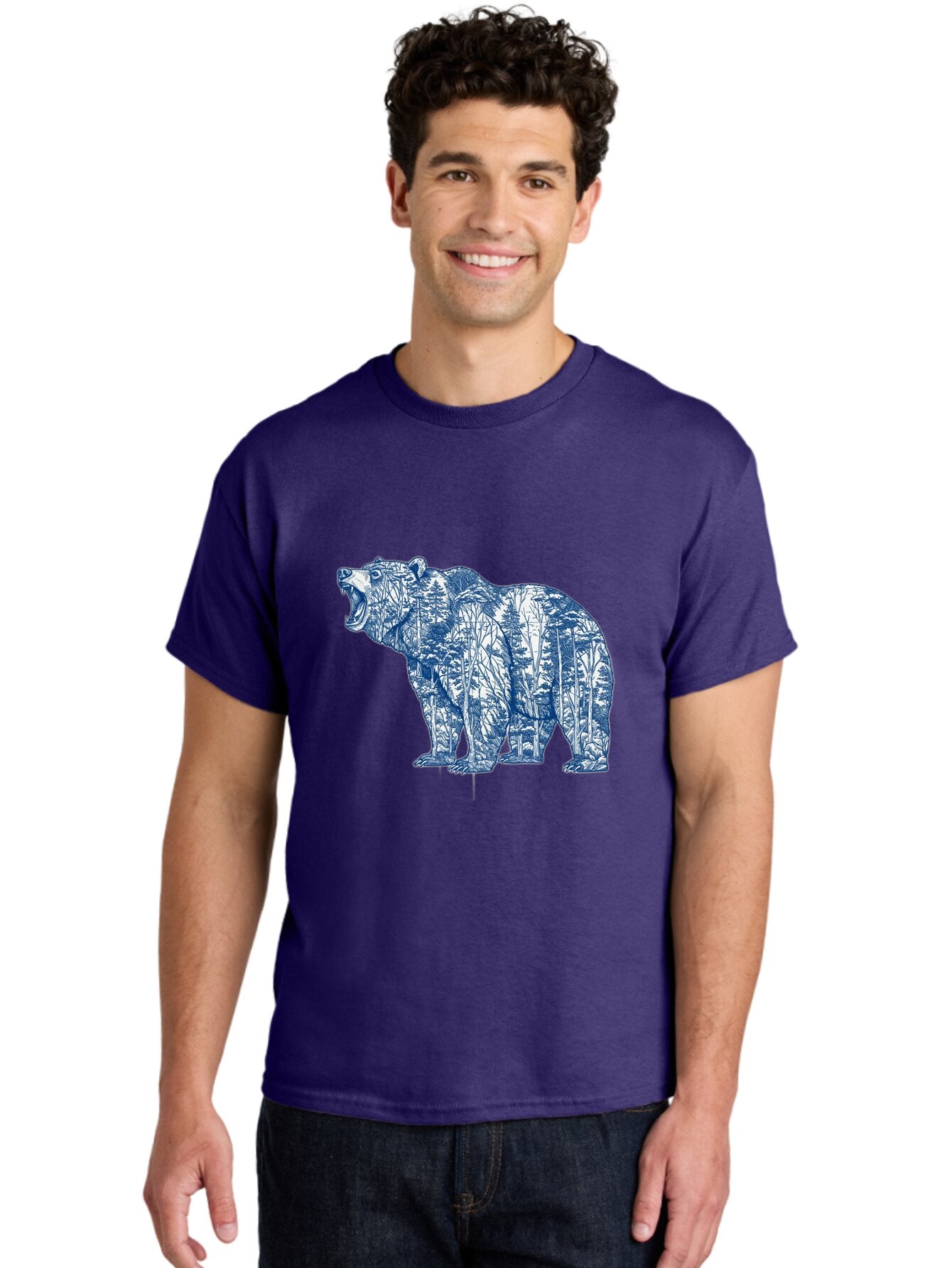 Roaring-Bear-1 Men'S Graphic Tee, 100% Cotton, Comfortable Casual Summer Wear, Machine Washable, Vintage Camera, Old Camera, Antique Camera, Black Camera, Classic Photography, Photography Equipment, Nostalgic Device, Film Camera, Camera Art Bap941 25