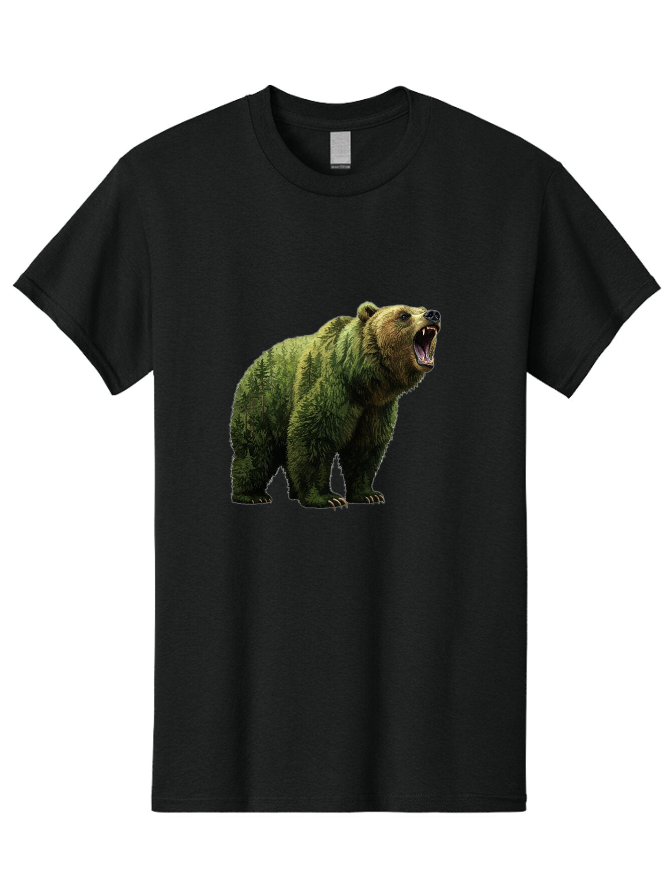 Roaring-Bear-2 Men'S Graphic Tee, 100% Cotton, Comfortable Casual Summer Wear, Machine Washable, Vintage Camera, Old Camera, Antique Camera, Black Camera, Classic Photography, Photography Equipment, Nostalgic Device, Film Camera, Camera Art Bap942 9
