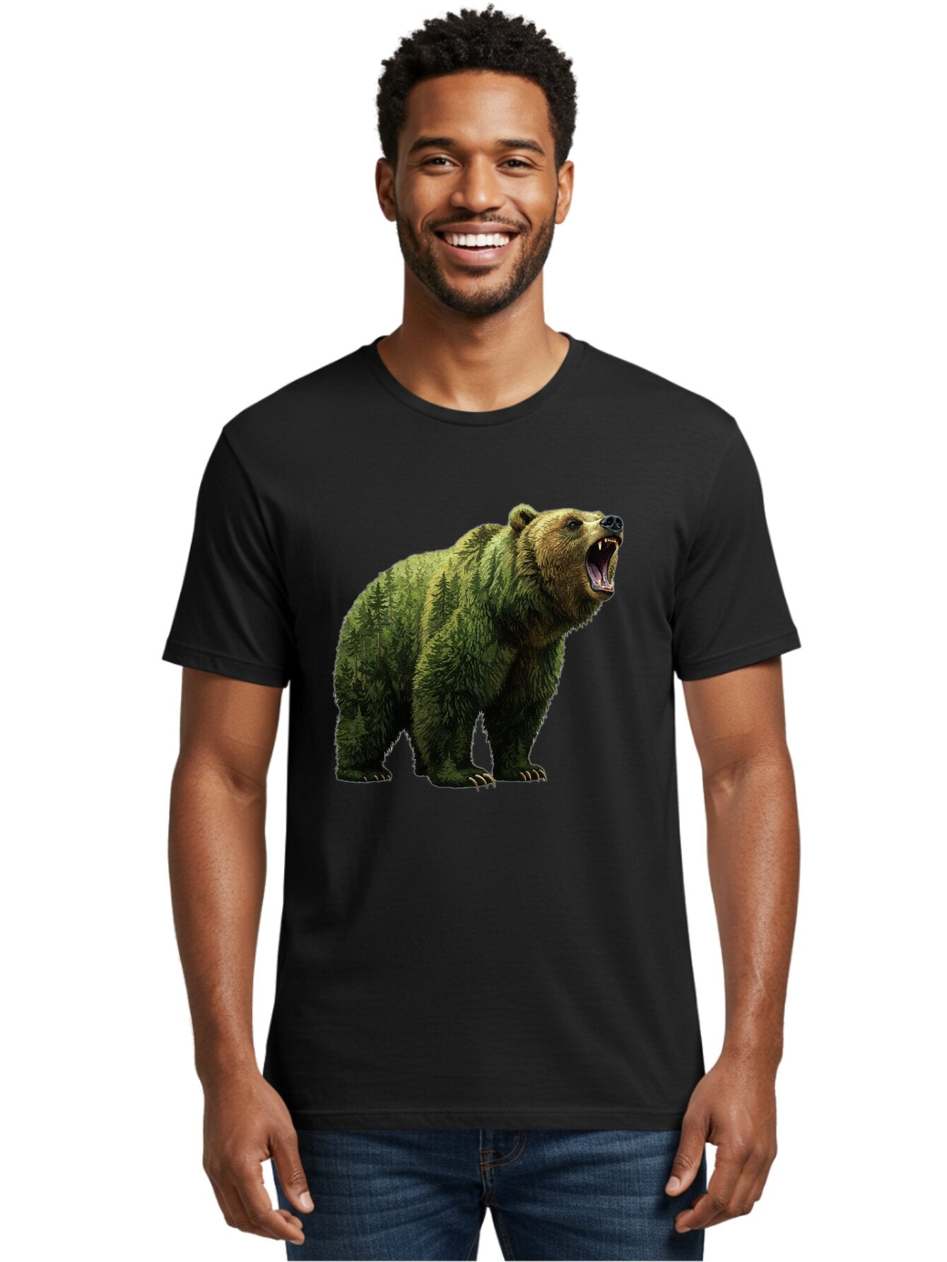 Roaring-Bear-2 Men'S Graphic Tee, 100% Cotton, Comfortable Casual Summer Wear, Machine Washable, Vintage Camera, Old Camera, Antique Camera, Black Camera, Classic Photography, Photography Equipment, Nostalgic Device, Film Camera, Camera Art Bap942 26