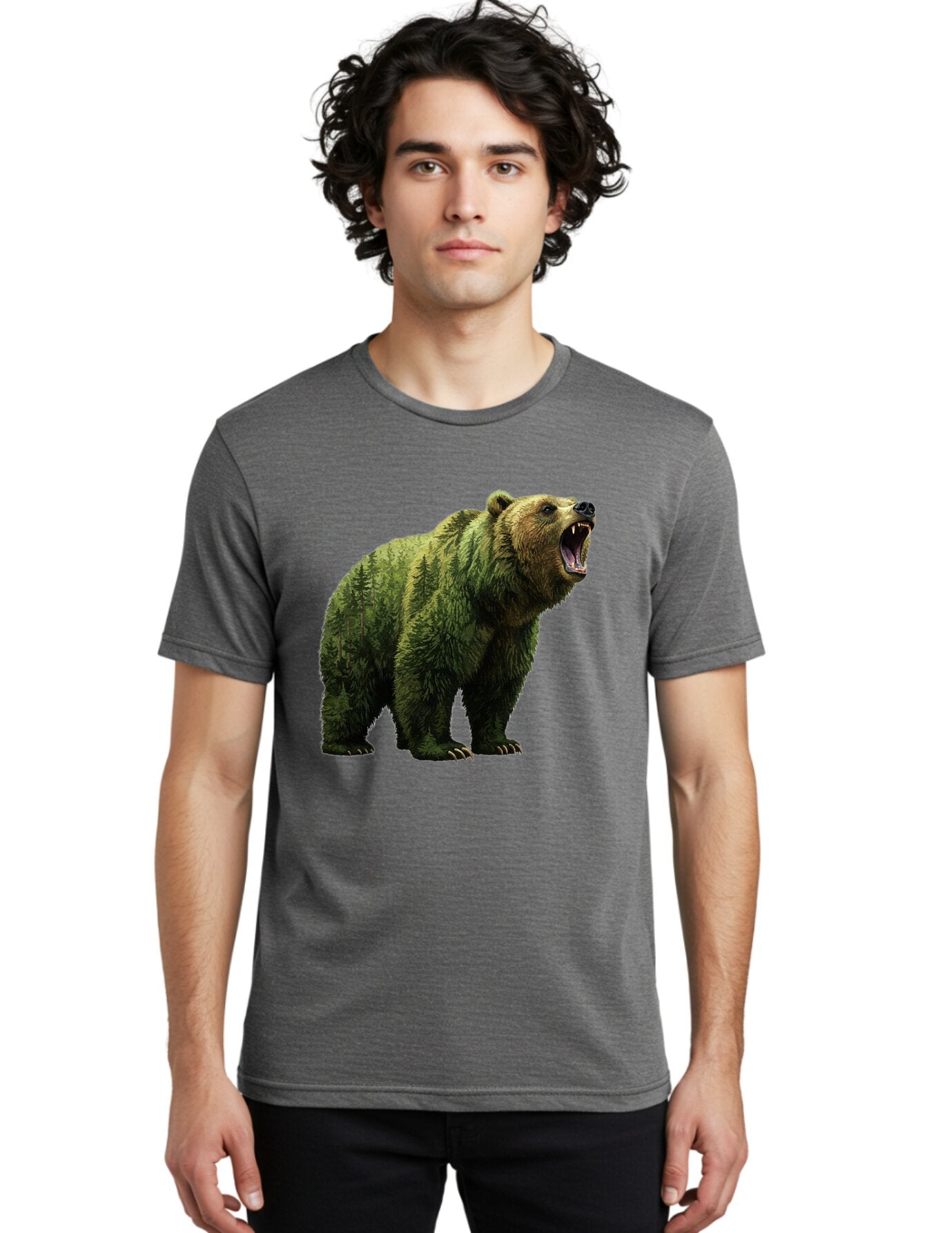 Roaring-Bear-2 Men'S Graphic Tee, 100% Cotton, Comfortable Casual Summer Wear, Machine Washable, Vintage Camera, Old Camera, Antique Camera, Black Camera, Classic Photography, Photography Equipment, Nostalgic Device, Film Camera, Camera Art Bap942 20