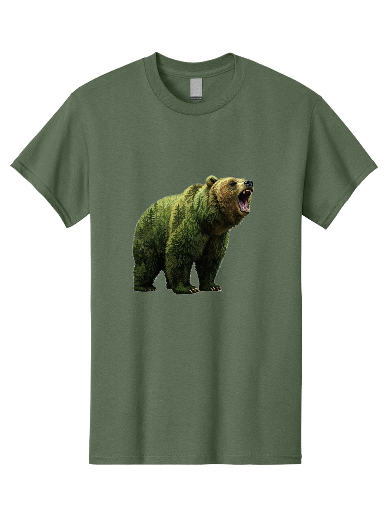 Roaring-Bear-2 Men'S Graphic Tee, 100% Cotton, Comfortable Casual Summer Wear, Machine Washable, Vintage Camera, Old Camera, Antique Camera, Black Camera, Classic Photography, Photography Equipment, Nostalgic Device, Film Camera, Camera Art Bap942 2