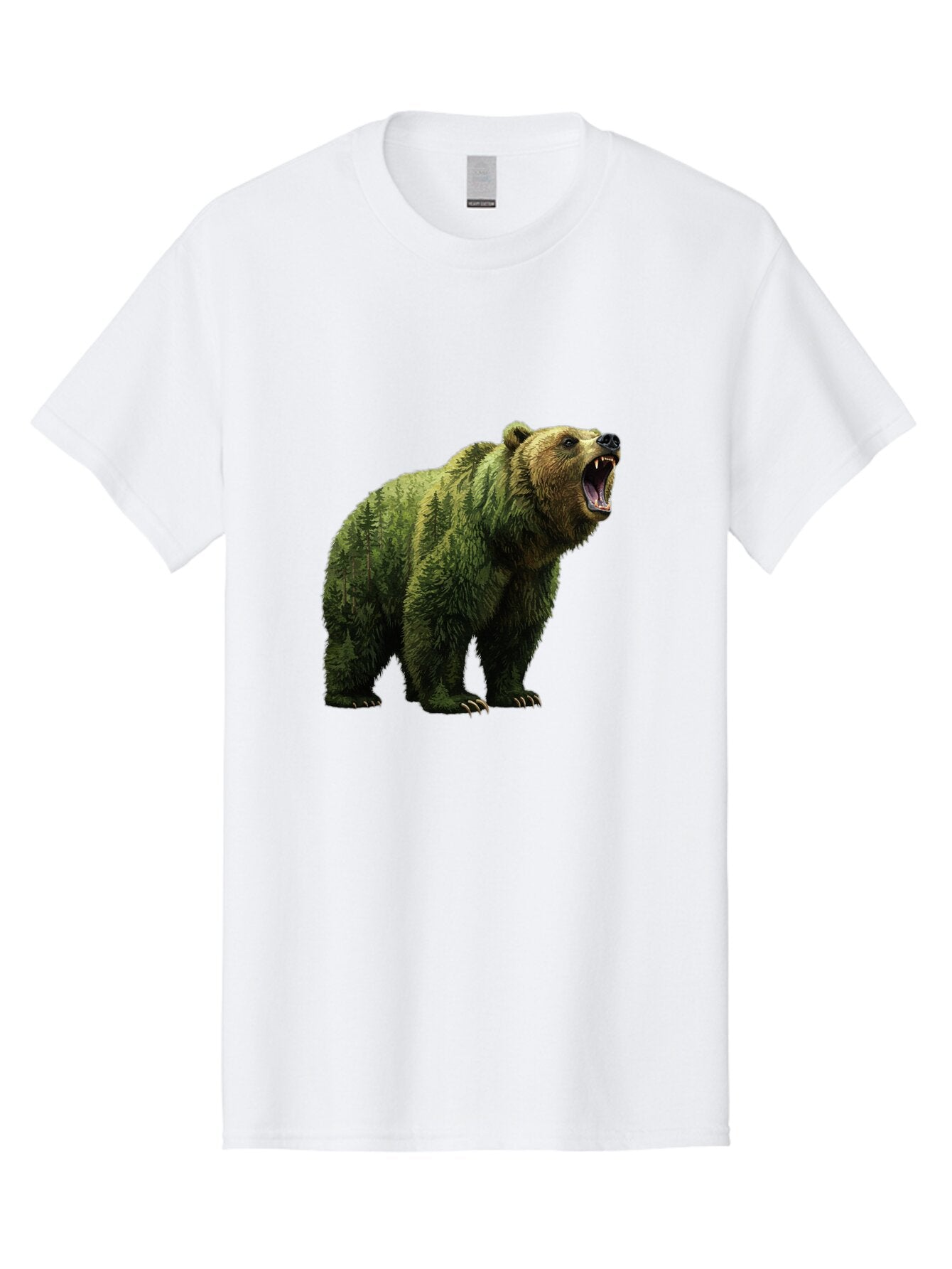 Roaring-Bear-2 Men'S Graphic Tee, 100% Cotton, Comfortable Casual Summer Wear, Machine Washable, Vintage Camera, Old Camera, Antique Camera, Black Camera, Classic Photography, Photography Equipment, Nostalgic Device, Film Camera, Camera Art Bap942 1