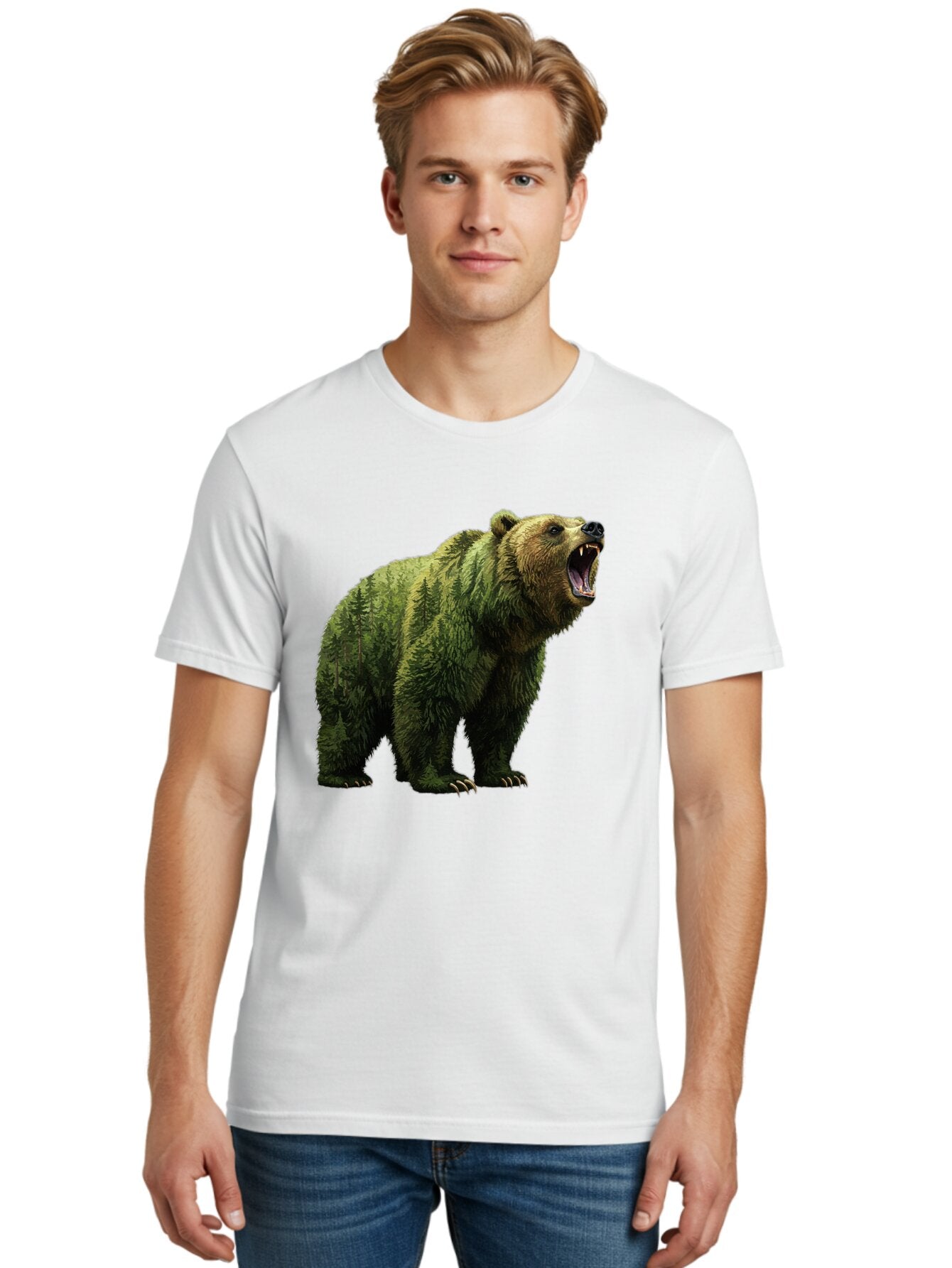 Roaring-Bear-2 Men'S Graphic Tee, 100% Cotton, Comfortable Casual Summer Wear, Machine Washable, Vintage Camera, Old Camera, Antique Camera, Black Camera, Classic Photography, Photography Equipment, Nostalgic Device, Film Camera, Camera Art Bap942 19