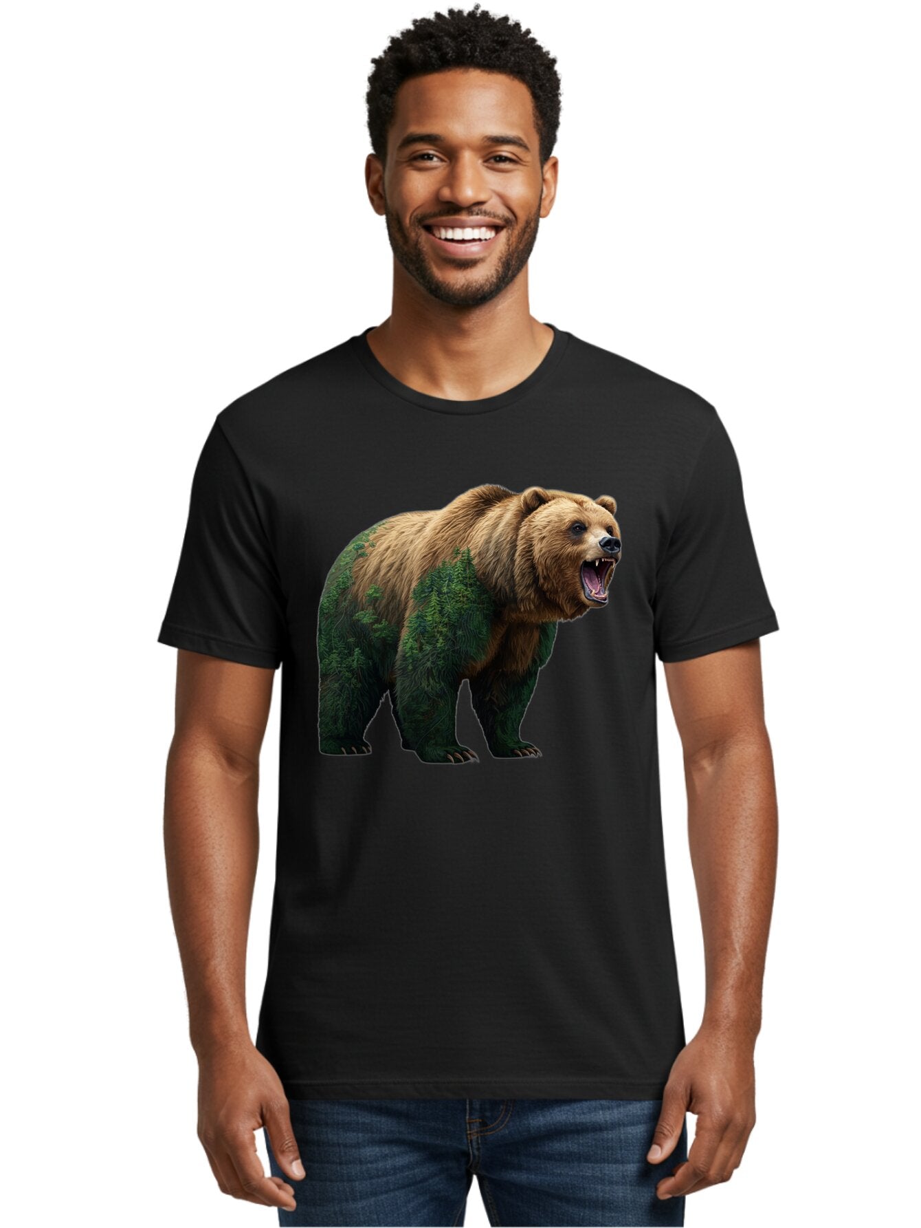 Roaring-Bear-3 Men'S Graphic Tee, 100% Cotton, Comfortable Casual Summer Wear, Machine Washable, Vintage Camera, Old Camera, Antique Camera, Black Camera, Classic Photography, Photography Equipment, Nostalgic Device, Film Camera, Camera Art Bap943 19