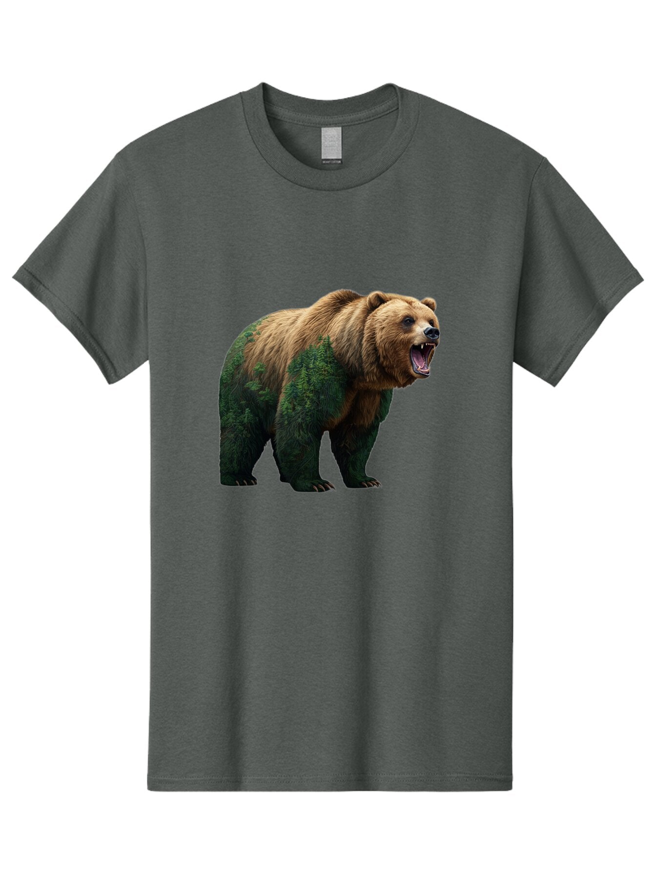 Roaring-Bear-3 Men'S Graphic Tee, 100% Cotton, Comfortable Casual Summer Wear, Machine Washable, Vintage Camera, Old Camera, Antique Camera, Black Camera, Classic Photography, Photography Equipment, Nostalgic Device, Film Camera, Camera Art Bap943 2