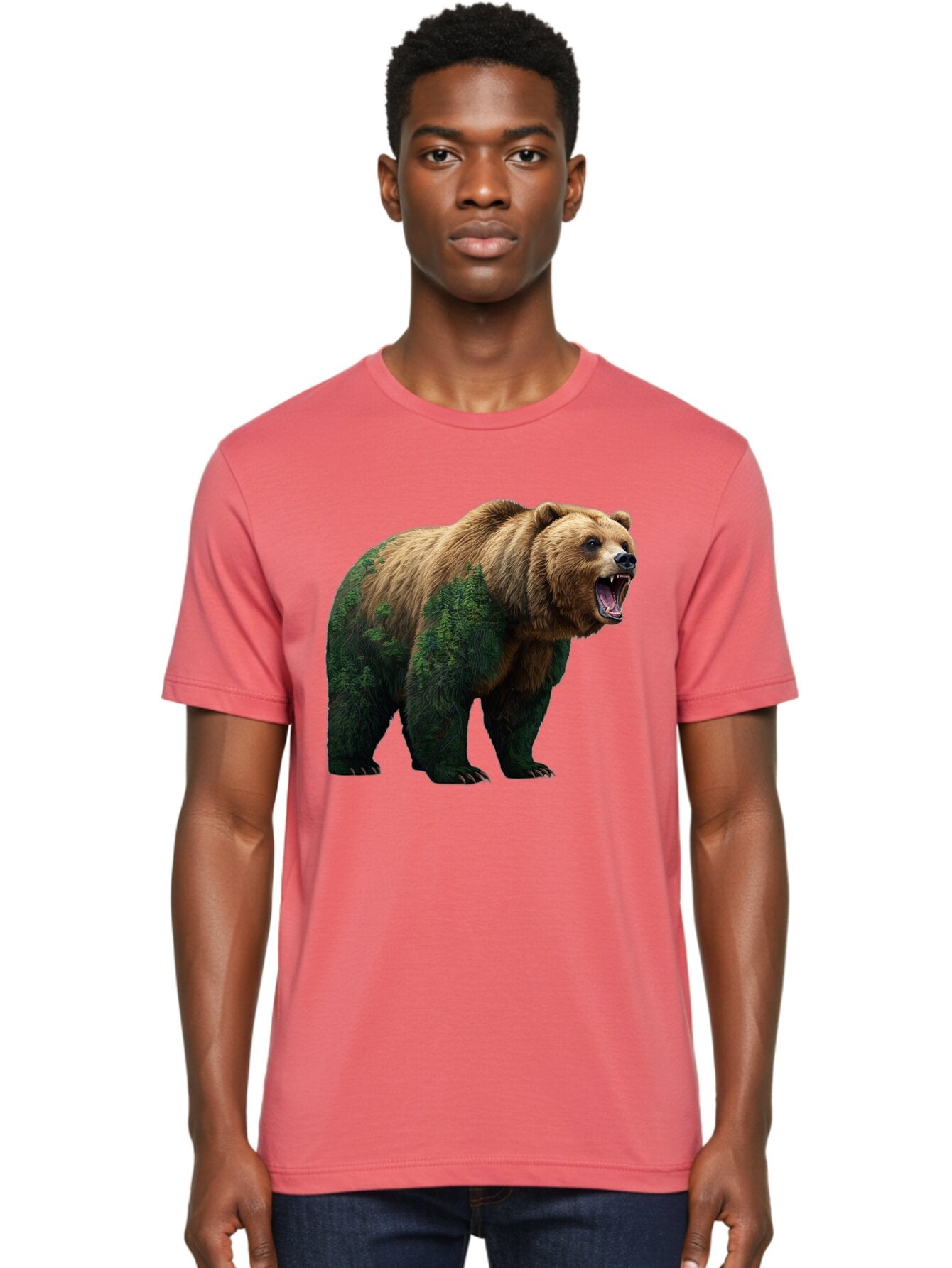Roaring-Bear-3 Men'S Graphic Tee, 100% Cotton, Comfortable Casual Summer Wear, Machine Washable, Vintage Camera, Old Camera, Antique Camera, Black Camera, Classic Photography, Photography Equipment, Nostalgic Device, Film Camera, Camera Art Bap943 29