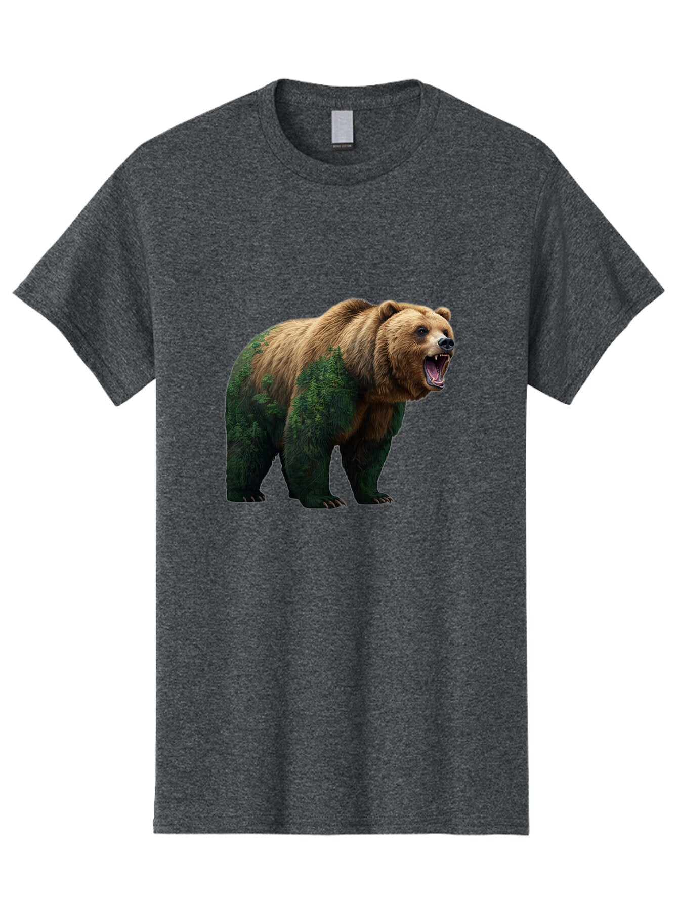 Roaring-Bear-3 Men'S Graphic Tee, 100% Cotton, Comfortable Casual Summer Wear, Machine Washable, Vintage Camera, Old Camera, Antique Camera, Black Camera, Classic Photography, Photography Equipment, Nostalgic Device, Film Camera, Camera Art Bap943 4