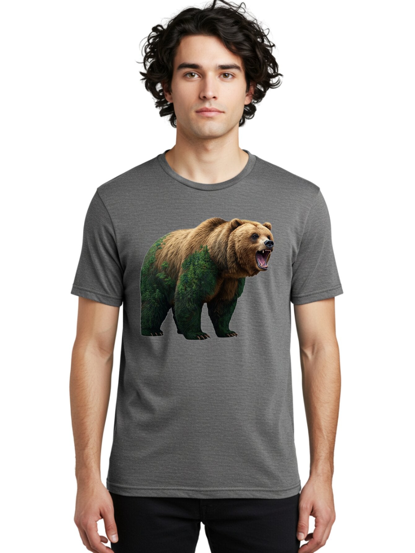 Roaring-Bear-3 Men'S Graphic Tee, 100% Cotton, Comfortable Casual Summer Wear, Machine Washable, Vintage Camera, Old Camera, Antique Camera, Black Camera, Classic Photography, Photography Equipment, Nostalgic Device, Film Camera, Camera Art Bap943 27