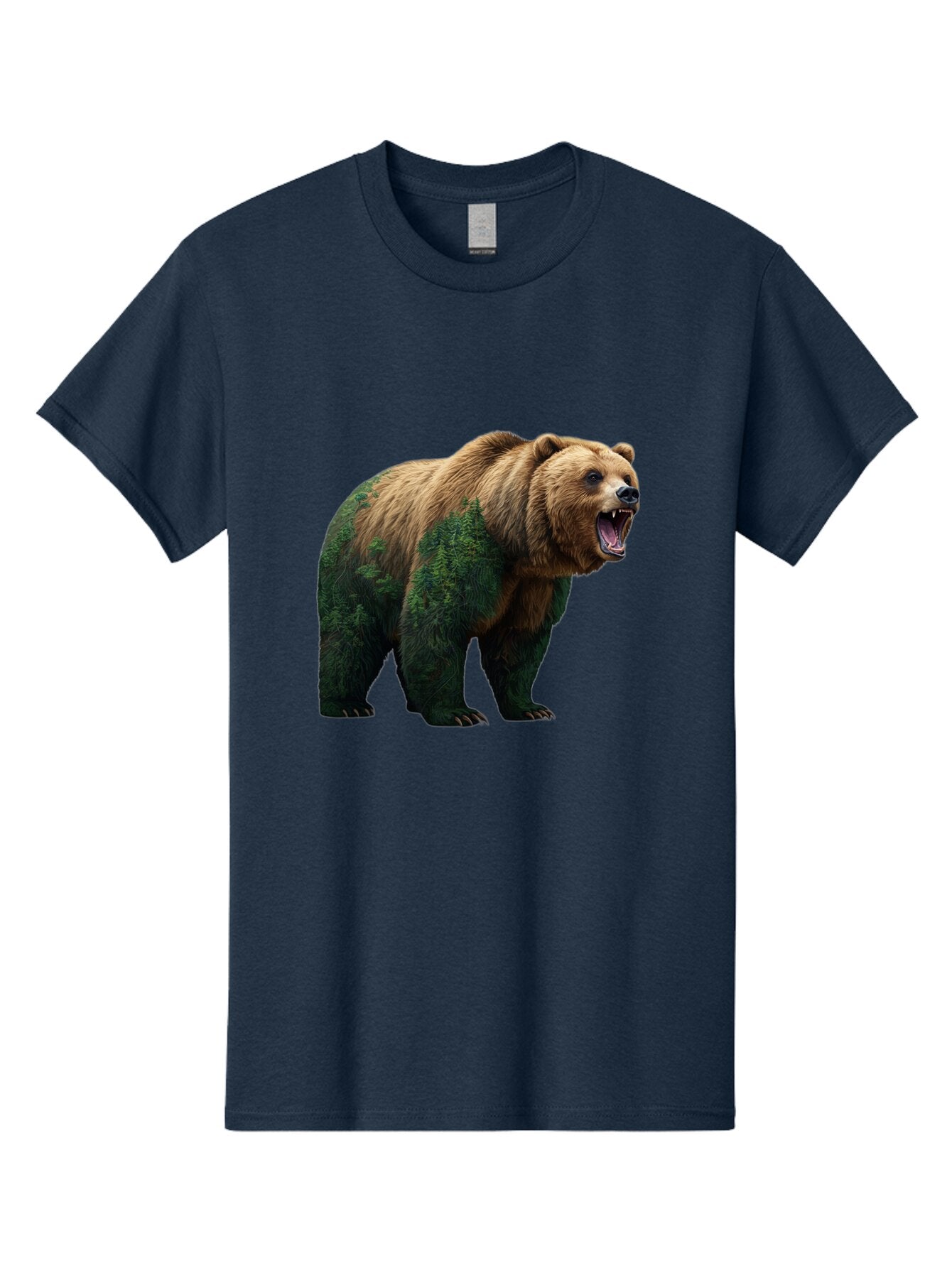 Roaring-Bear-3 Men'S Graphic Tee, 100% Cotton, Comfortable Casual Summer Wear, Machine Washable, Vintage Camera, Old Camera, Antique Camera, Black Camera, Classic Photography, Photography Equipment, Nostalgic Device, Film Camera, Camera Art Bap943 3