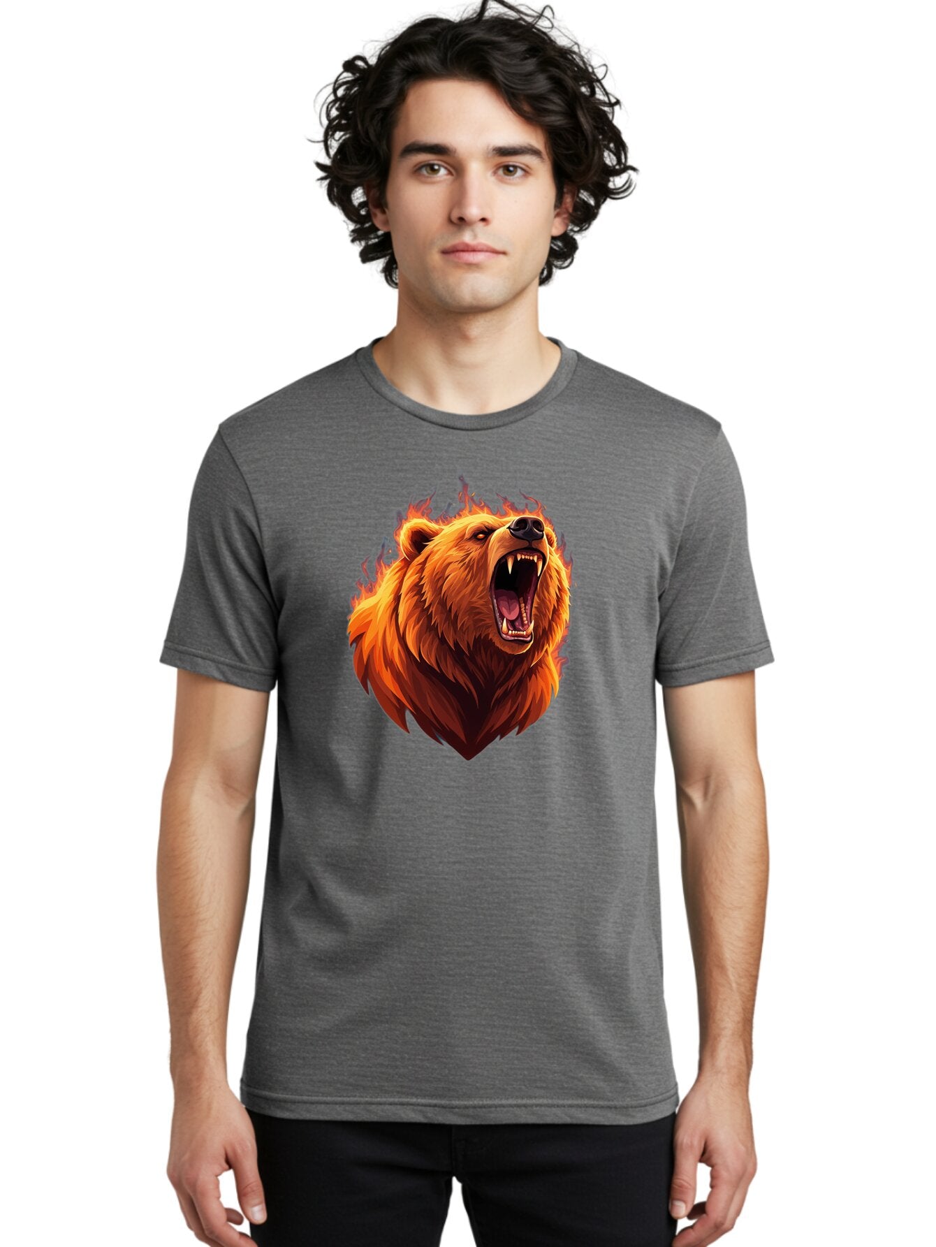 Roaring-Bear-4 Men'S Graphic Tee, 100% Cotton, Comfortable Casual Summer Wear, Machine Washable, Vintage Camera, Old Camera, Antique Camera, Black Camera, Classic Photography, Photography Equipment, Nostalgic Device, Film Camera, Camera Art Bap944 30