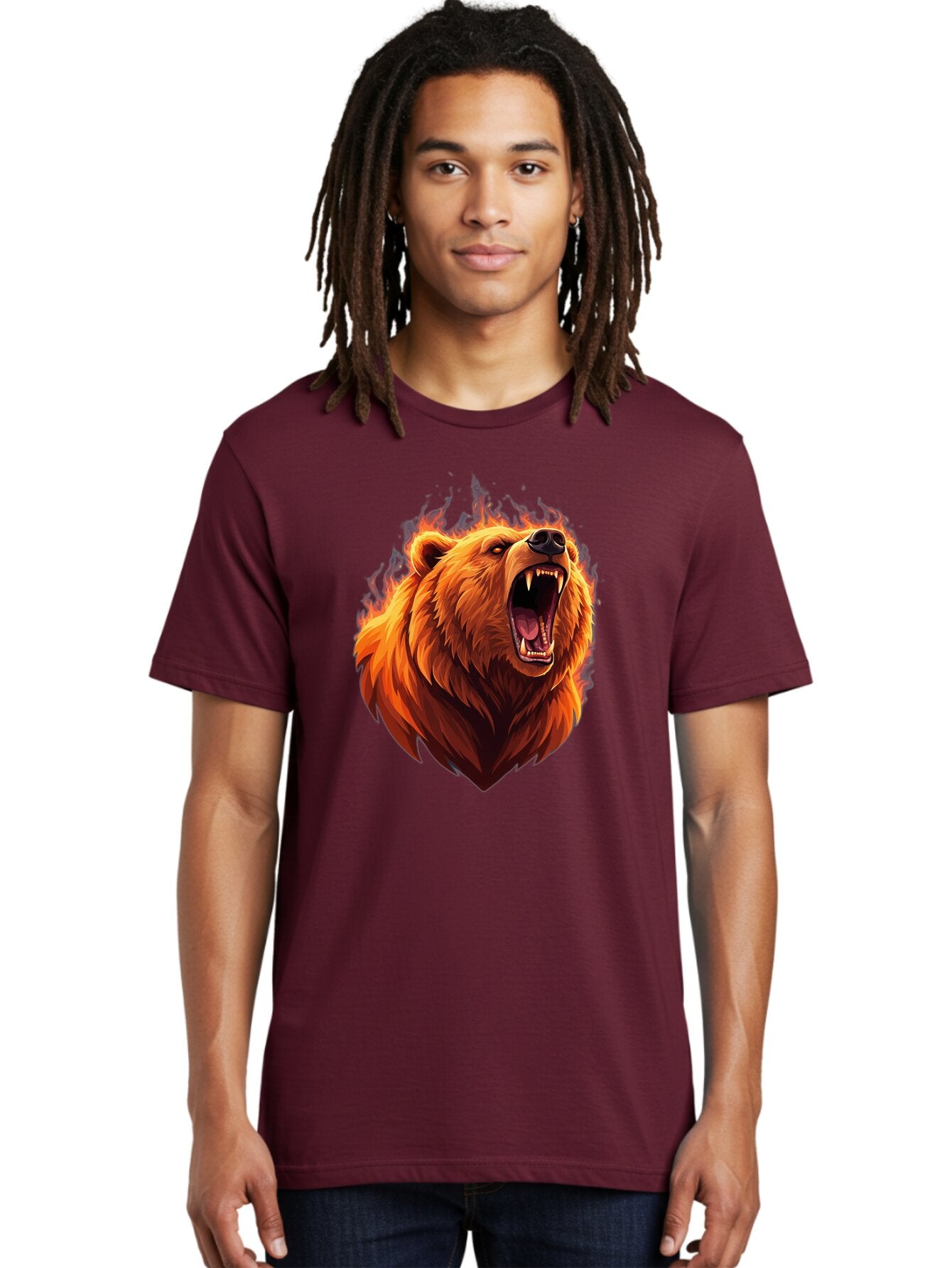 Roaring-Bear-4 Men'S Graphic Tee, 100% Cotton, Comfortable Casual Summer Wear, Machine Washable, Vintage Camera, Old Camera, Antique Camera, Black Camera, Classic Photography, Photography Equipment, Nostalgic Device, Film Camera, Camera Art Bap944 27
