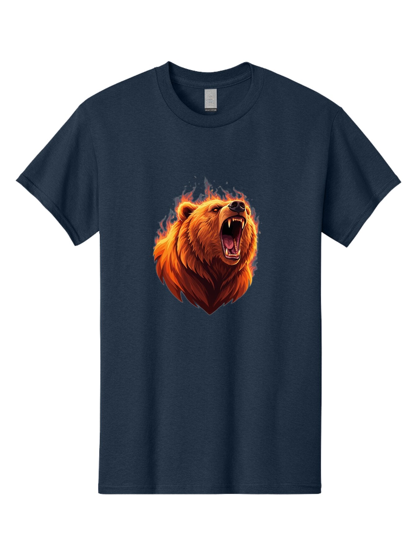 Roaring-Bear-4 Men'S Graphic Tee, 100% Cotton, Comfortable Casual Summer Wear, Machine Washable, Vintage Camera, Old Camera, Antique Camera, Black Camera, Classic Photography, Photography Equipment, Nostalgic Device, Film Camera, Camera Art Bap944 1