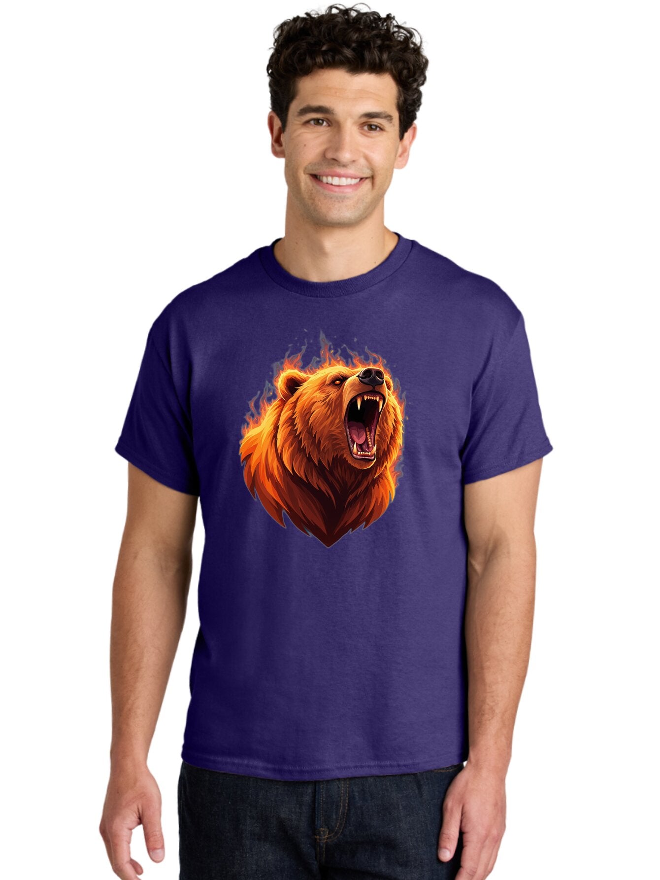 Roaring-Bear-4 Men'S Graphic Tee, 100% Cotton, Comfortable Casual Summer Wear, Machine Washable, Vintage Camera, Old Camera, Antique Camera, Black Camera, Classic Photography, Photography Equipment, Nostalgic Device, Film Camera, Camera Art Bap944 29