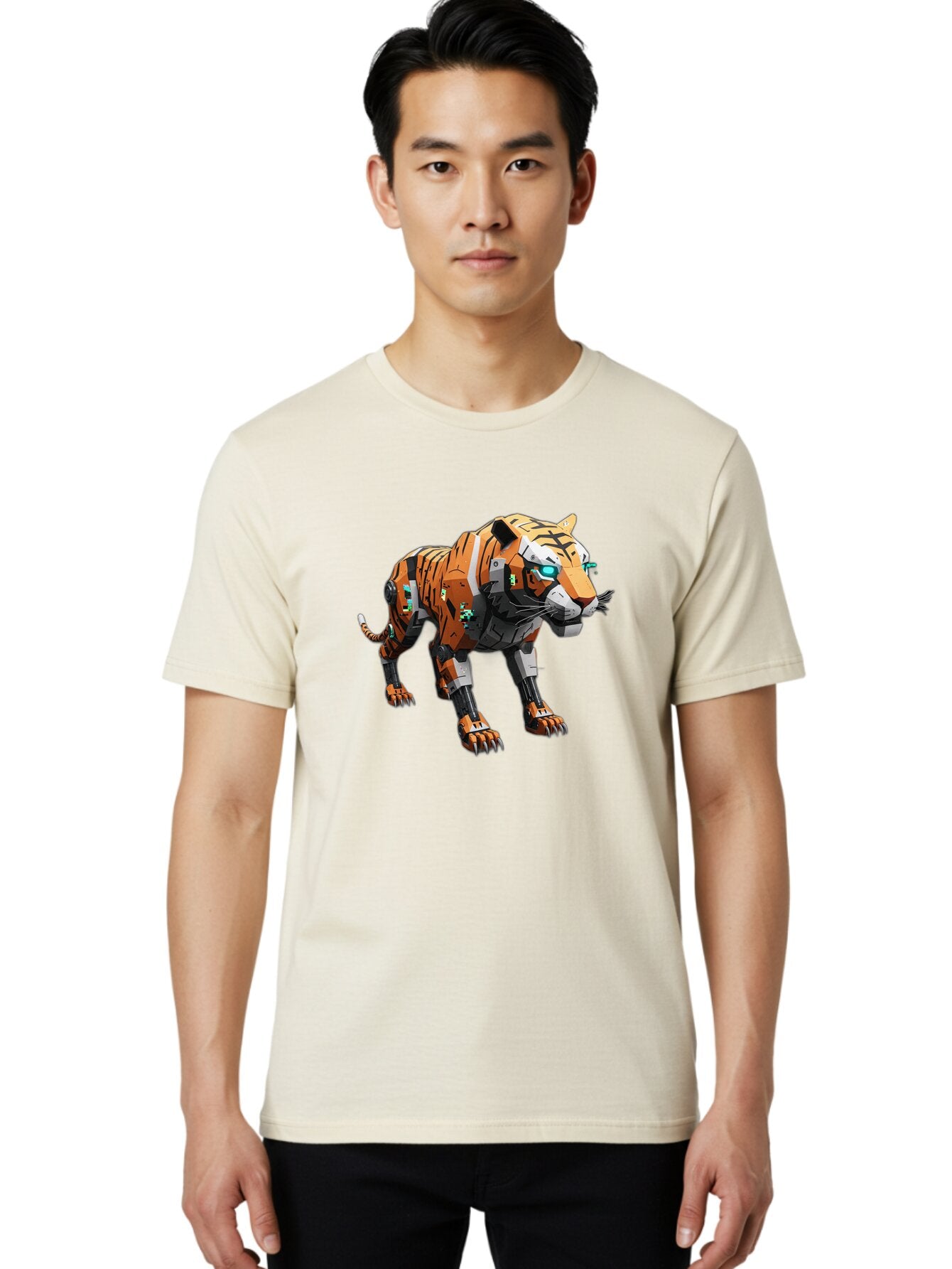 Robo-Tiger-1 Men'S Graphic Tee, 100% Cotton, Comfortable Casual Summer Wear, Machine Washable, Vintage Camera, Old Camera, Antique Camera, Black Camera, Classic Photography, Photography Equipment, Nostalgic Device, Film Camera, Camera Art Bap946 27