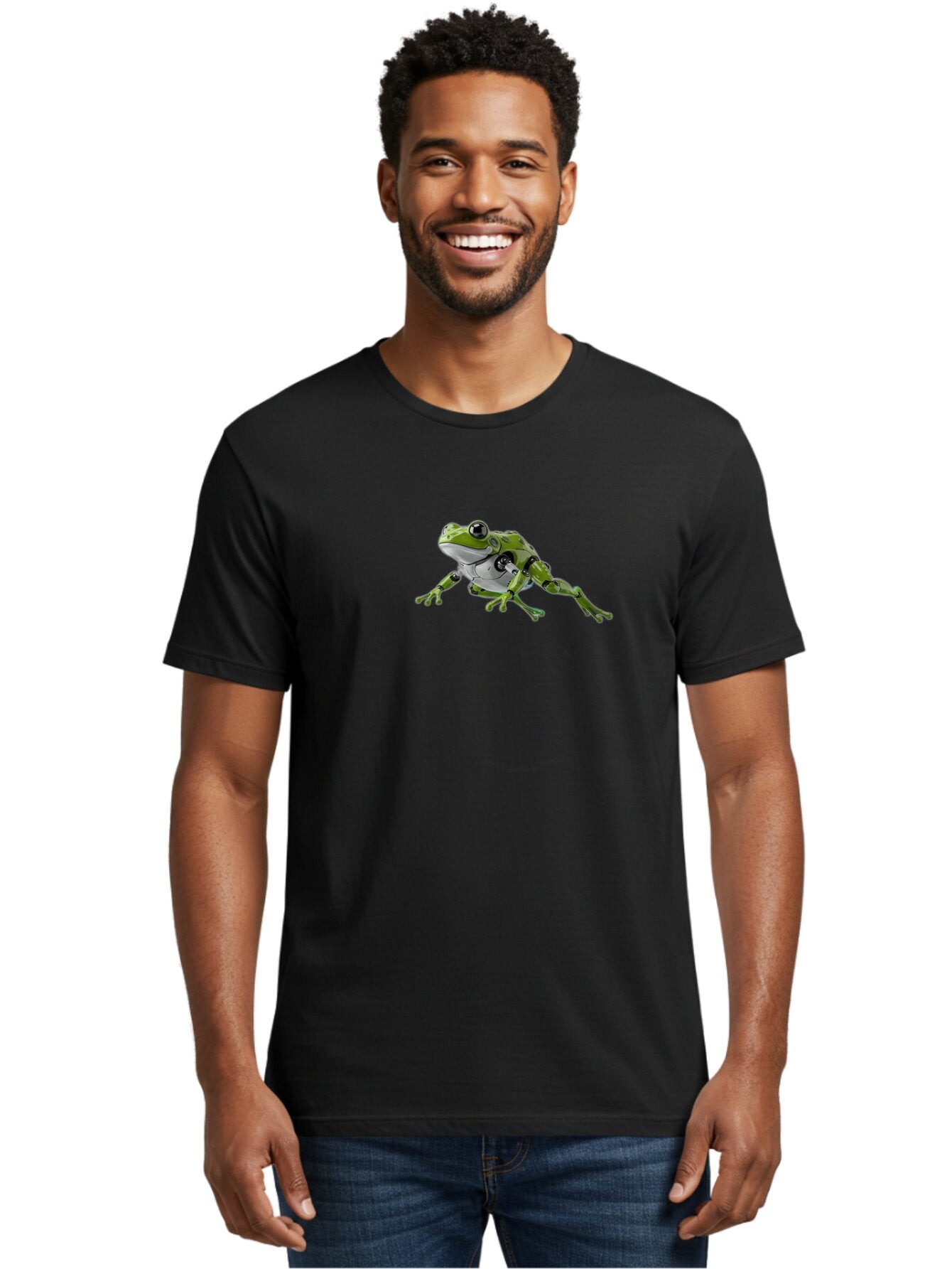 Robot-Frog Men'S Graphic Tee, 100% Cotton, Comfortable Casual Summer Wear, Machine Washable, Vintage Camera, Old Camera, Antique Camera, Black Camera, Classic Photography, Photography Equipment, Nostalgic Device, Film Camera, Camera Art Bap950 26